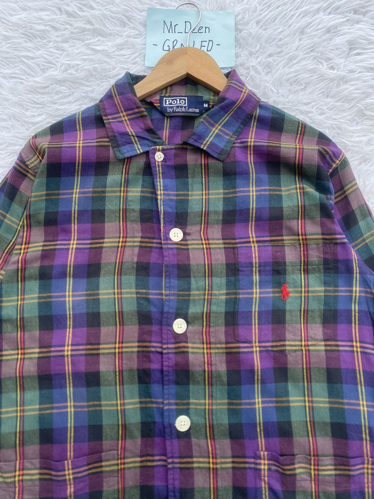 Polo Ralph Lauren Rare Polo Ralph Lauren Checkered Buttons Up Shirt Size US M / EU 48-50 / 2 - 6 Thumbnail