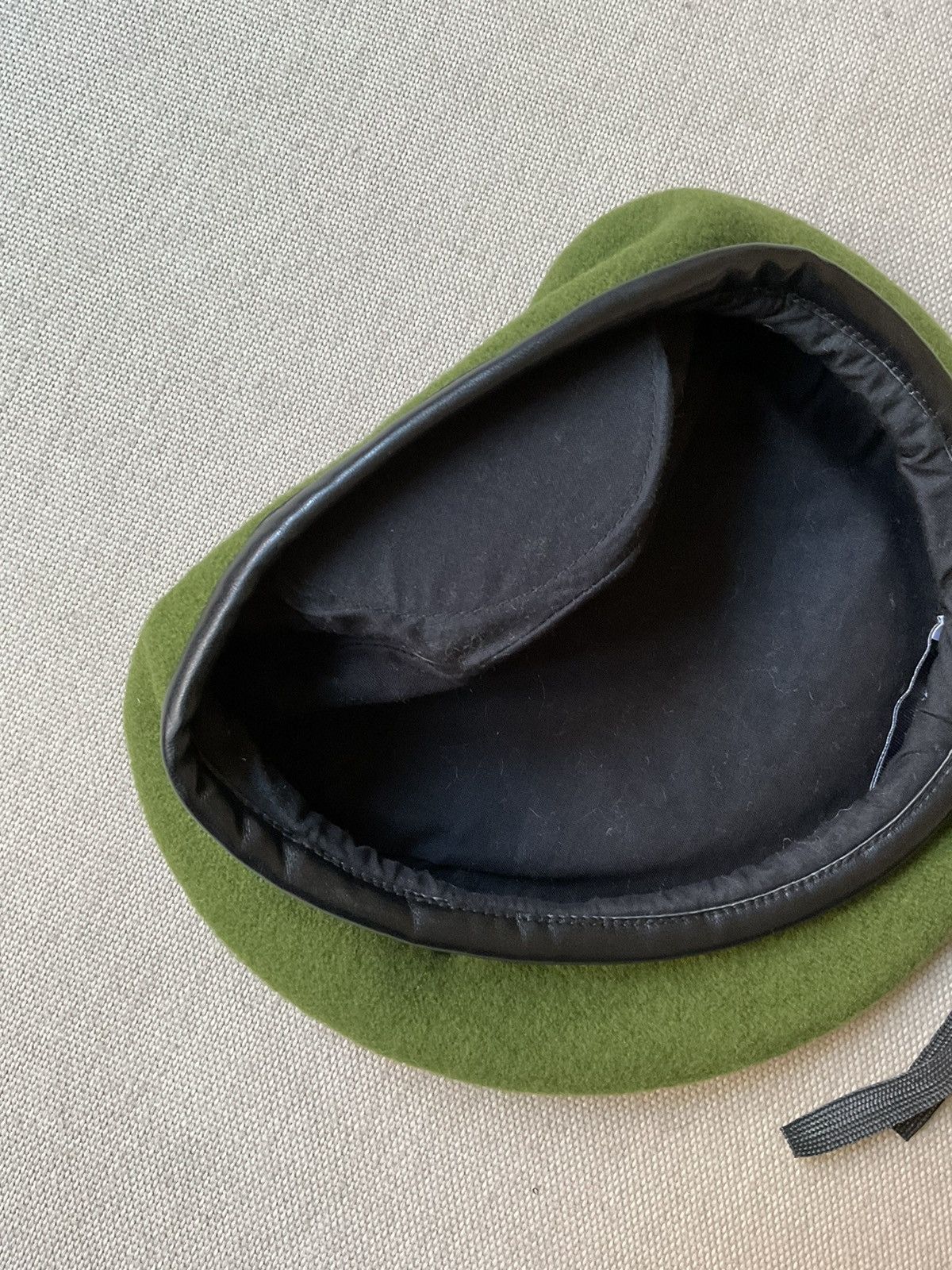 Gosha Rubchinskiy Gosha Rubchinskiy F/W 2017 Green Military Beret Size ONE SIZE - 4 Thumbnail