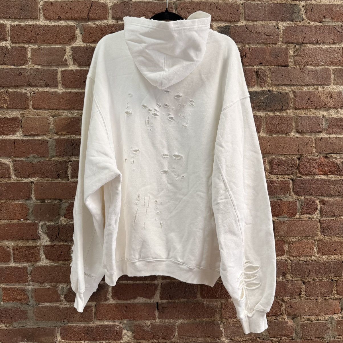 Balenciaga Balenciaga Caps Destroyed Hoodie Size US S / EU 44-46 / 1 - 3 Thumbnail