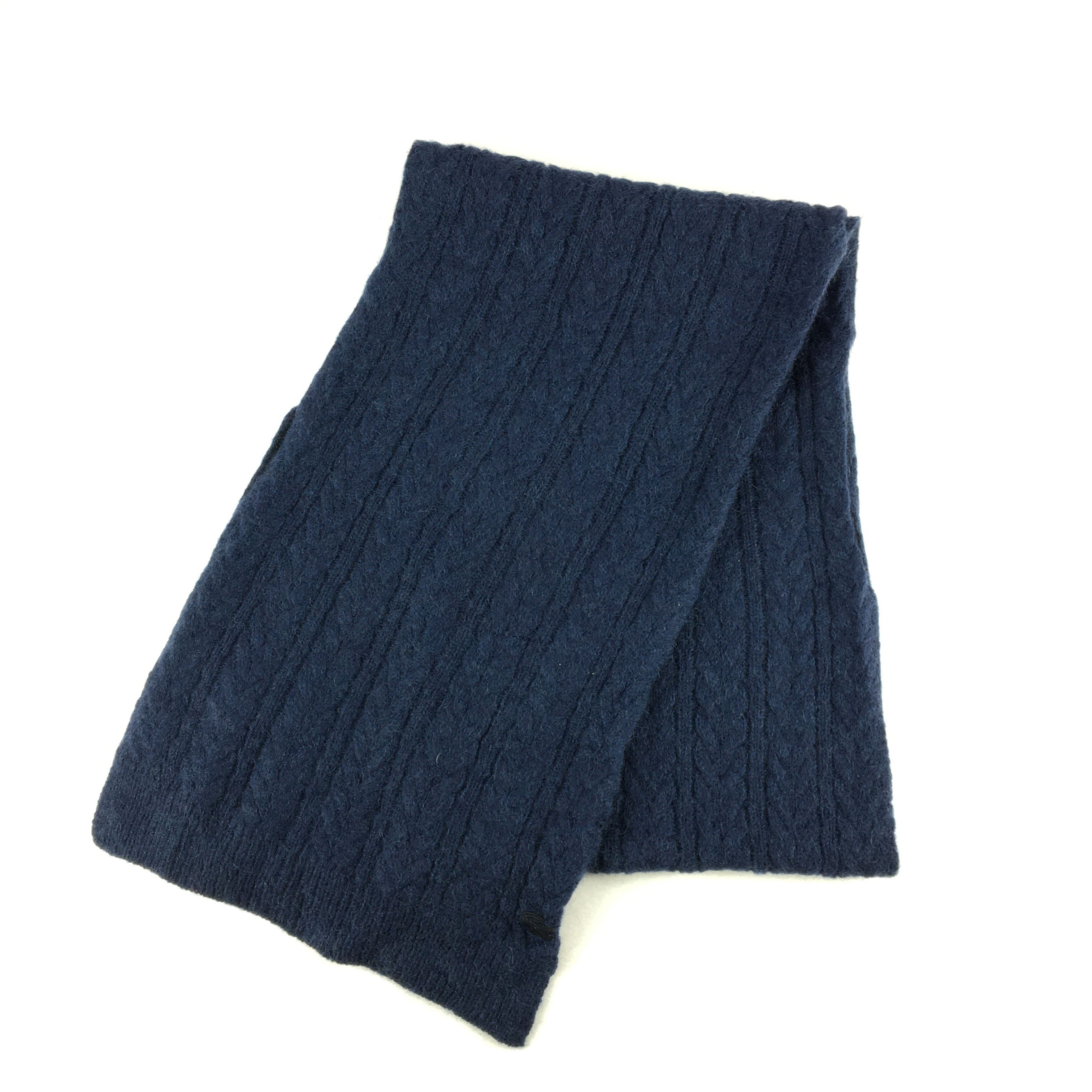 Lacoste Vintage Lacoste Scarf Cable Knitted Muffler Wool Scarves Size ONE SIZE - 3 Thumbnail