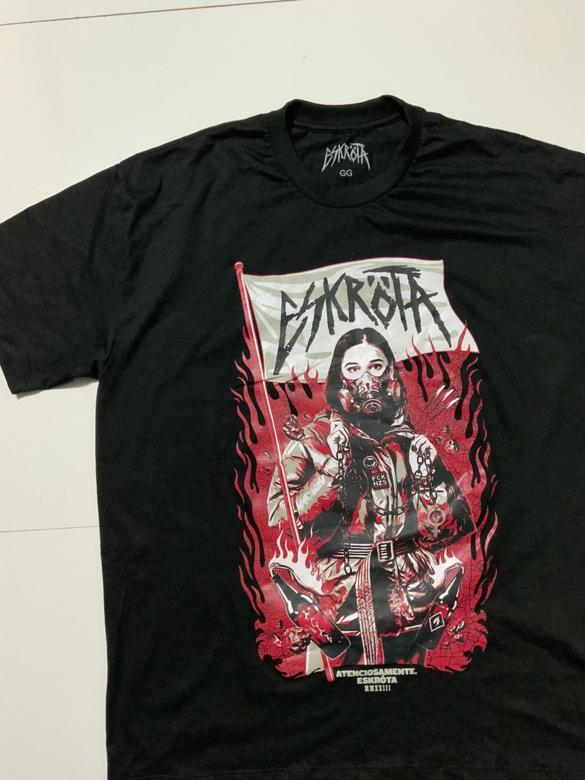 Band Tees Eskrota Atenciosamente Brazil Thrash Metal Rock Band T-Shirt Size US L / EU 52-54 / 3 - 3 Thumbnail