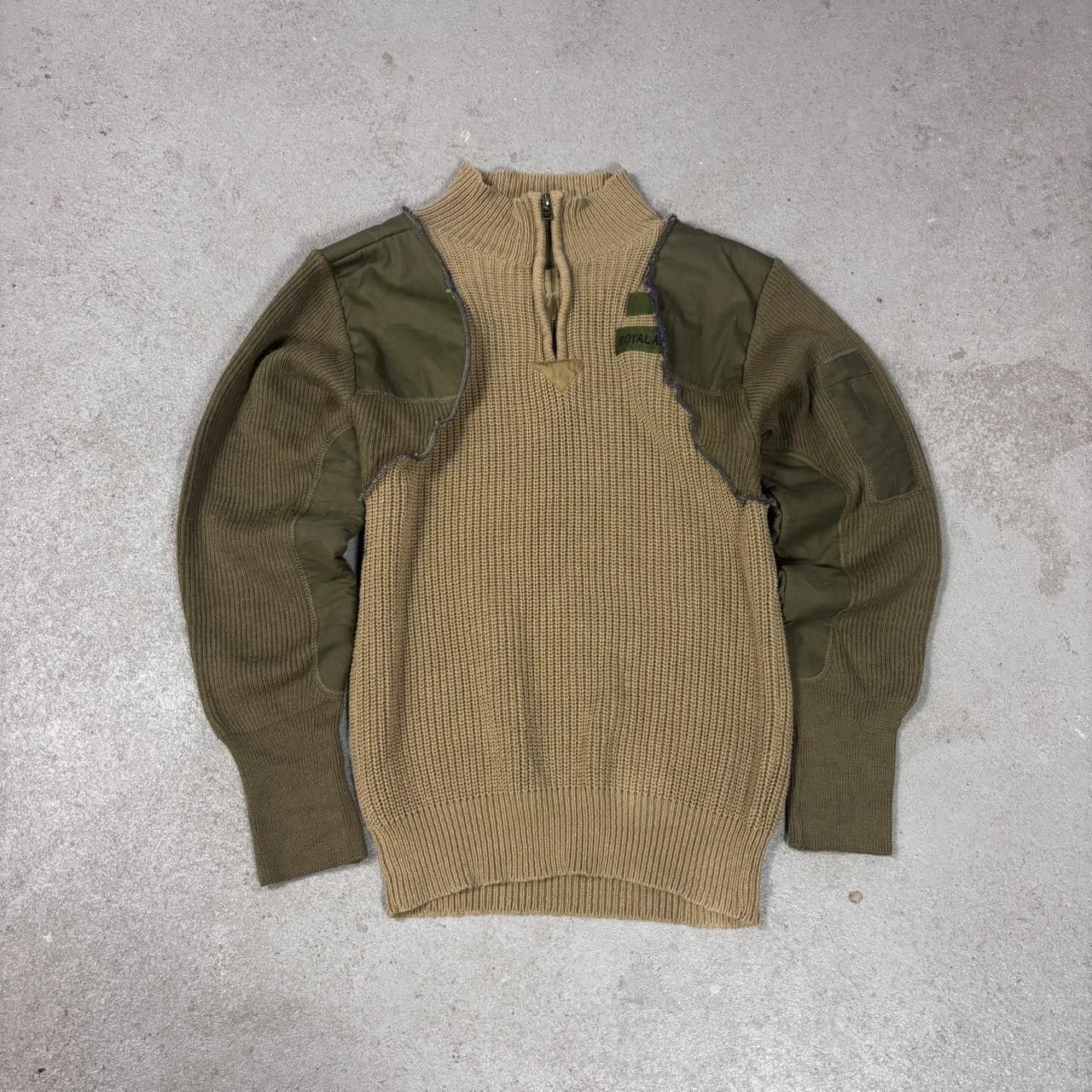 Japanese Brand × Vintage Military surplus cut and sewn ribbed archive sweater Size US L / EU 52-54 / 3 - 1 Thumbnail