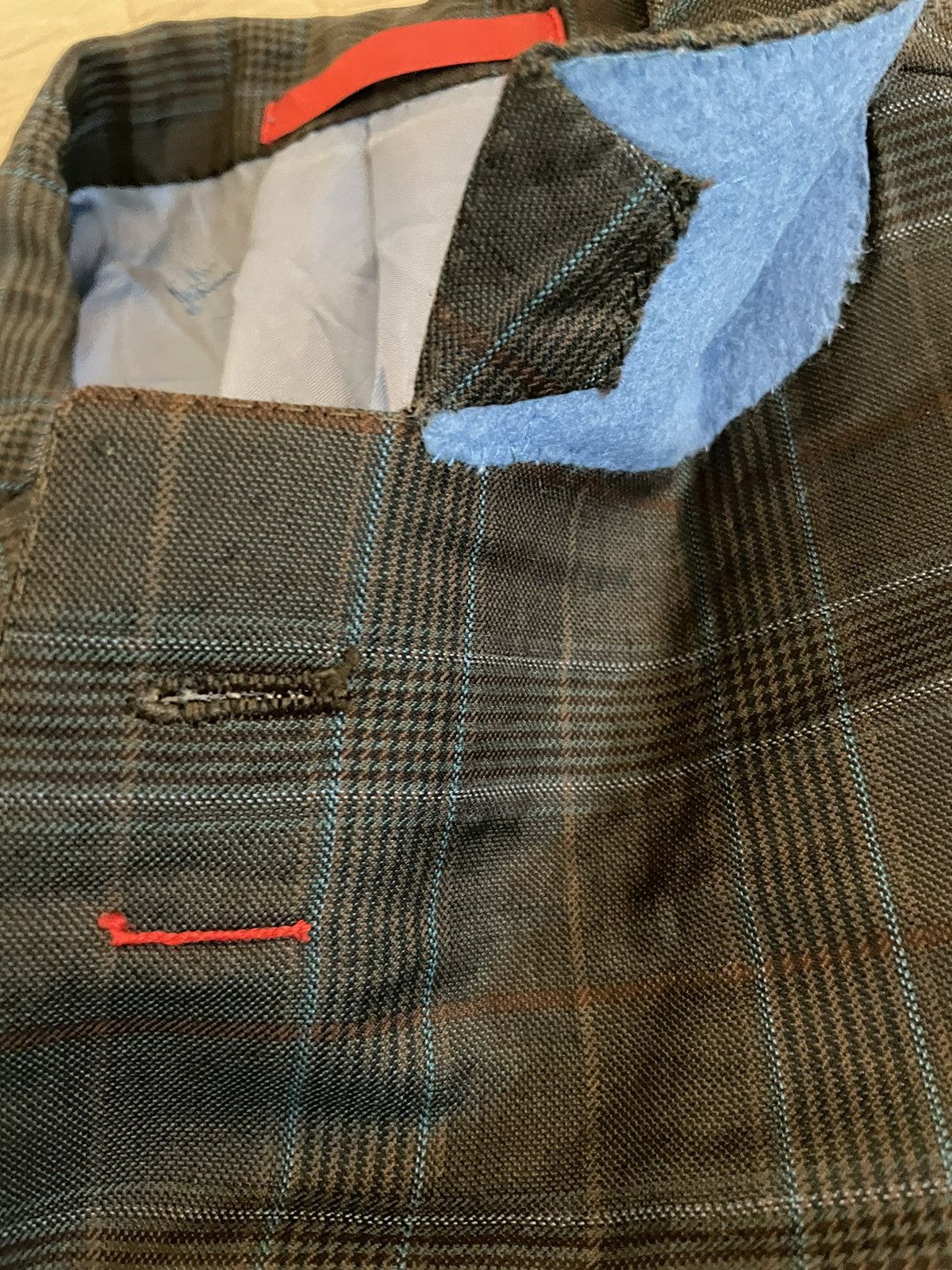 Isaia Super 120's Wool Plaid Sport Coat Size 40S - 3 Thumbnail