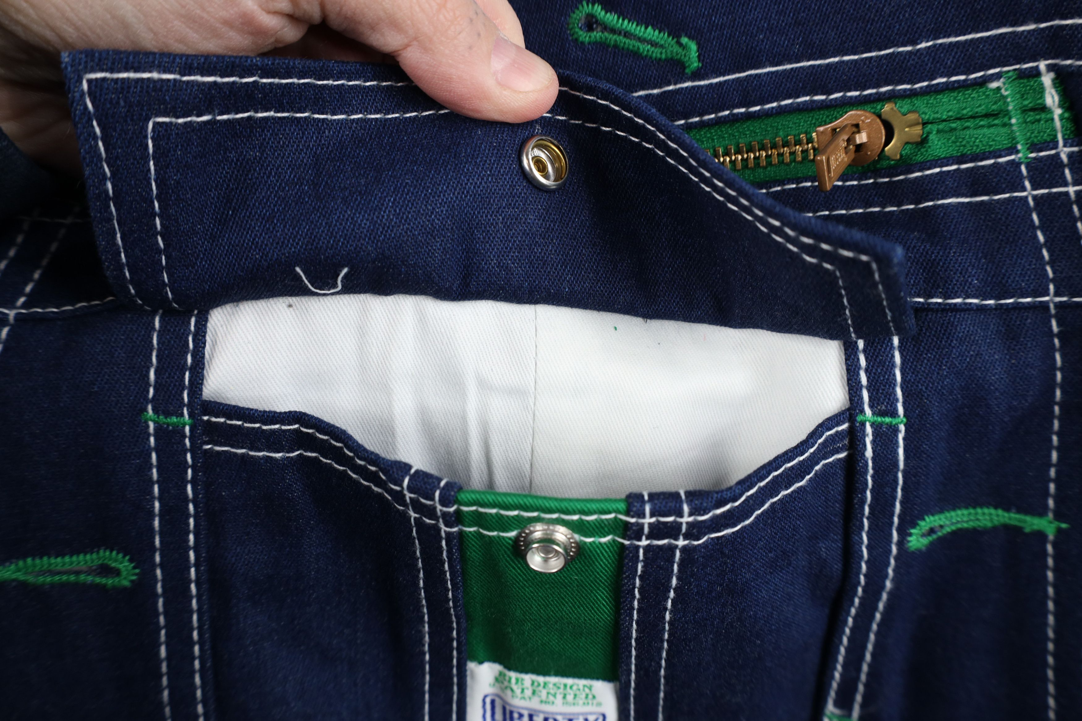 Vintage Vintage 90s Streetwear Faded Wide Leg Denim Jean Overalls Size US 40 / EU 56 - 8 Thumbnail