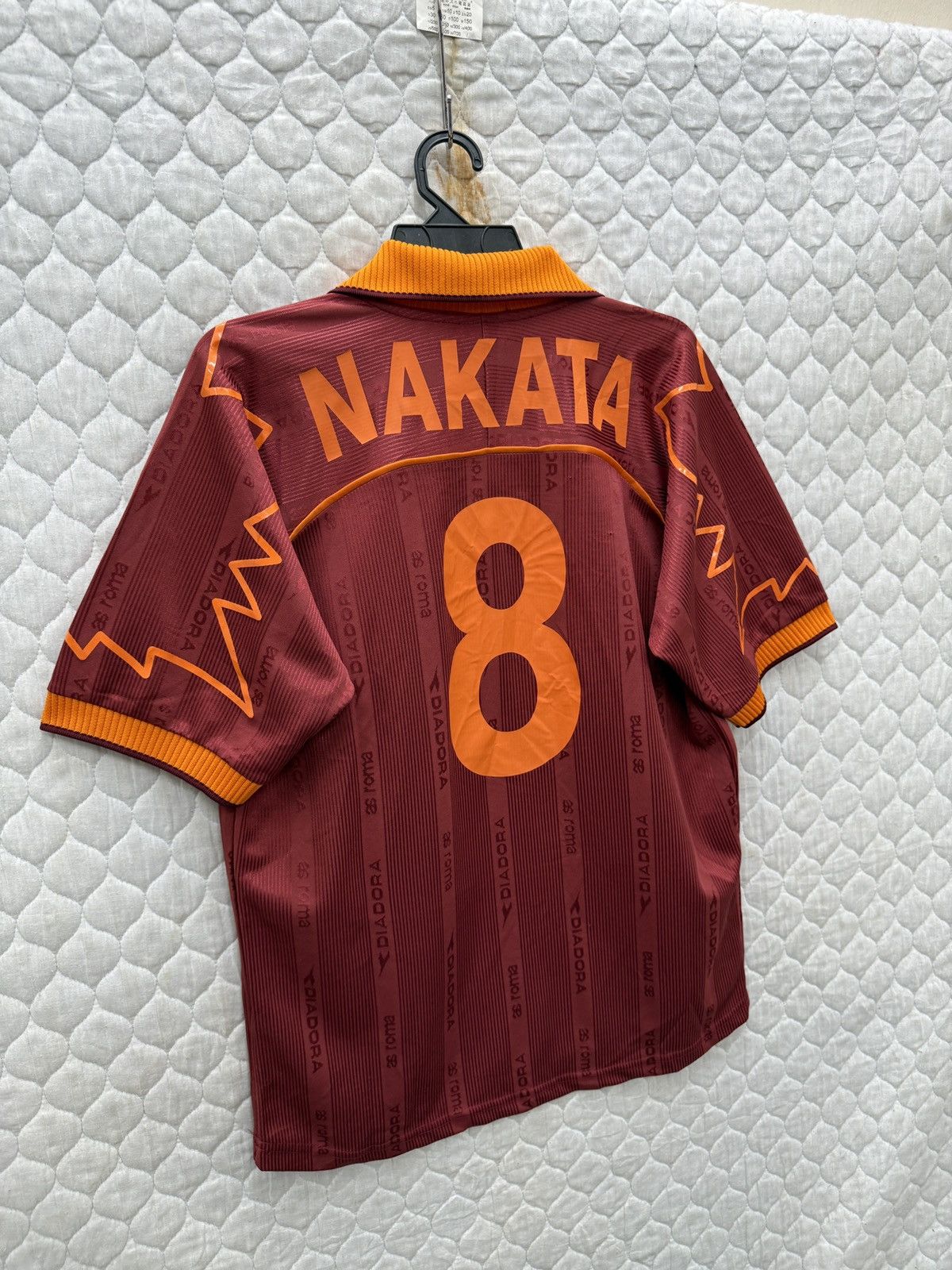 Diadora 🔥🔥🔥ARCHIVE VINTAGE AS ROMA DIADORA NAKATA JERSEY Size US L / EU 52-54 / 3 - 5 Thumbnail