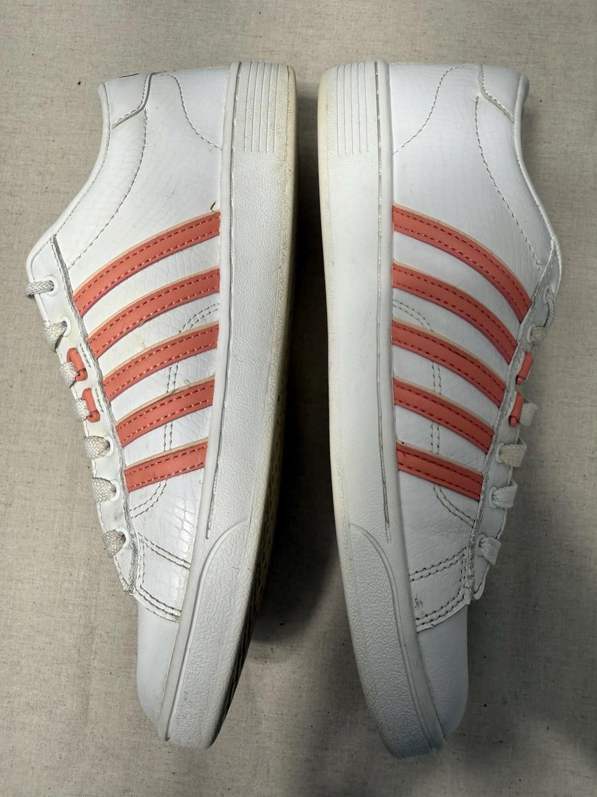 K-Swiss K-Swiss White and Red Classic Sneakers SZ 9 Size US 9 / IT 39 - 8 Thumbnail
