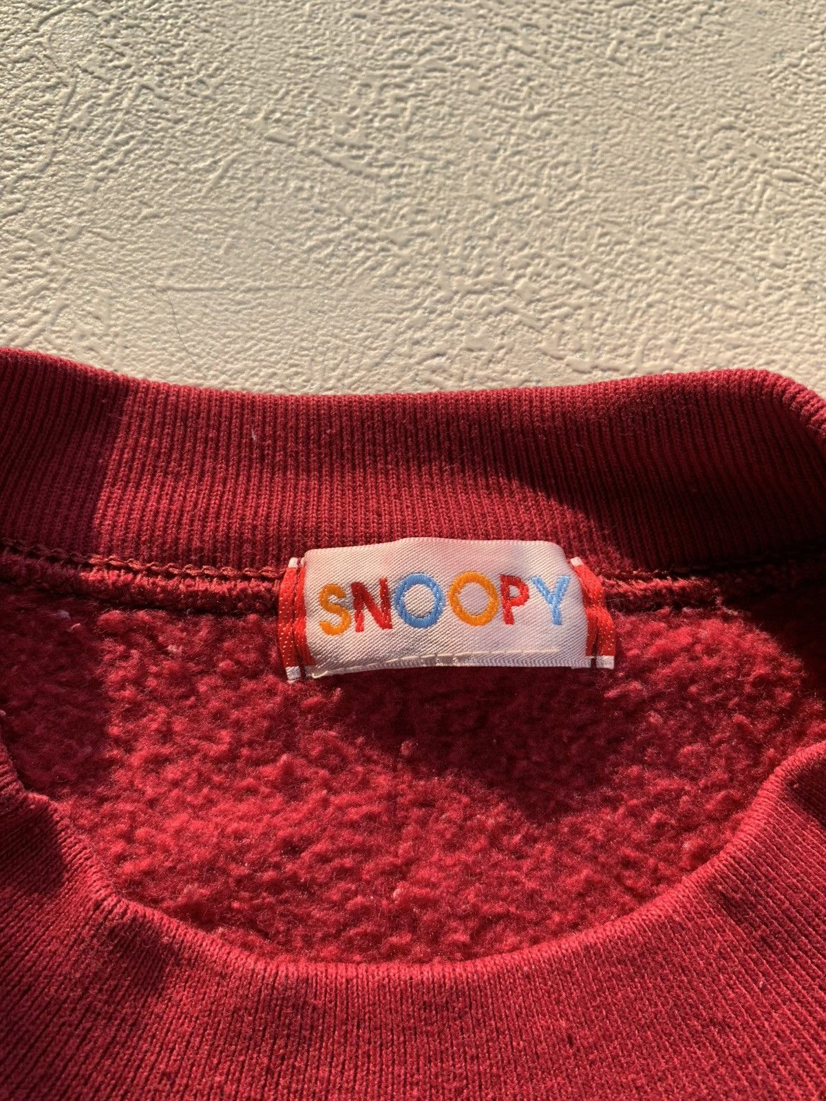 Vintage 90s Vintage Snoopy Red Sweatshirt Size US L / EU 52-54 / 3 - 9 Thumbnail