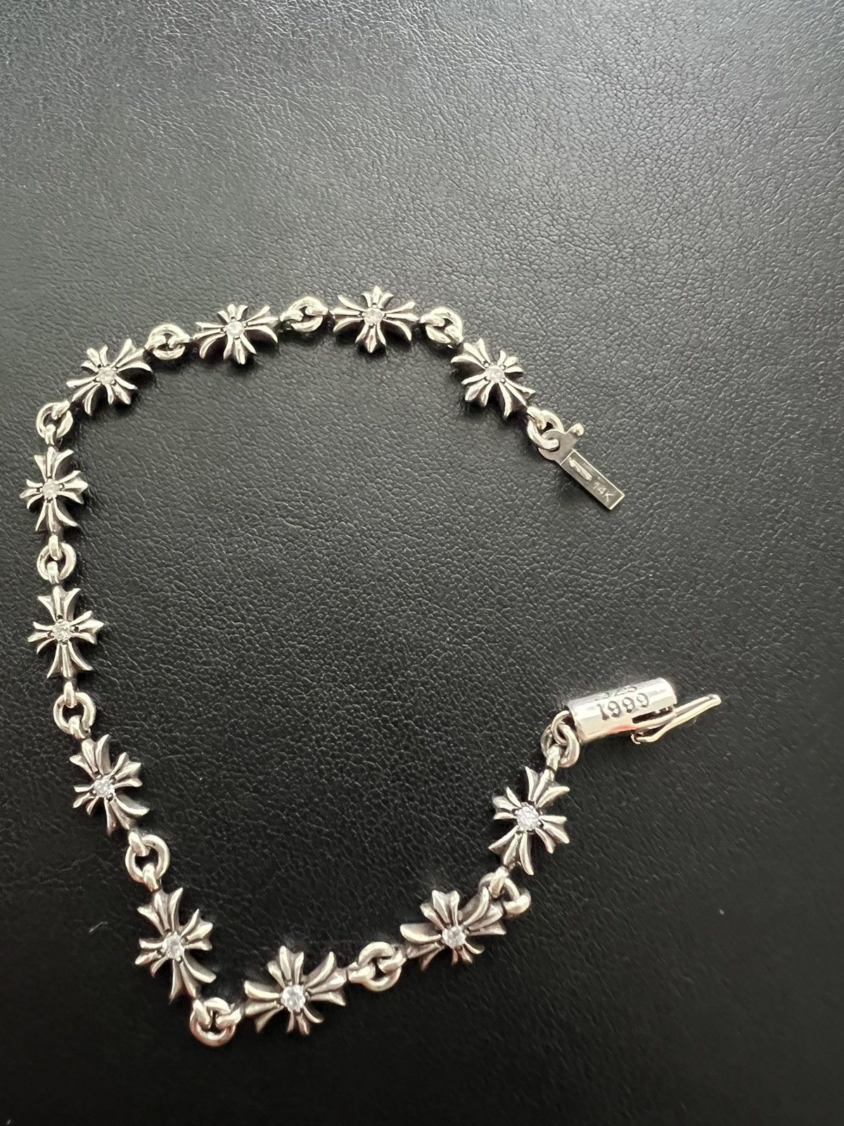 Chrome Hearts Chrome Hearts Tiny E Diamond Bracelet 11 Link Size ONE SIZE - 5 Thumbnail