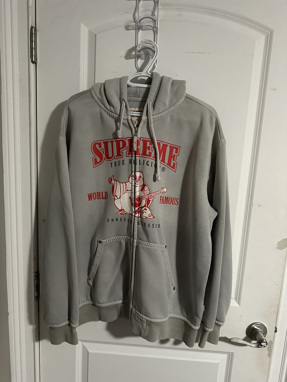 Supreme Supreme True Religion Zip Up Hoodie | Grailed