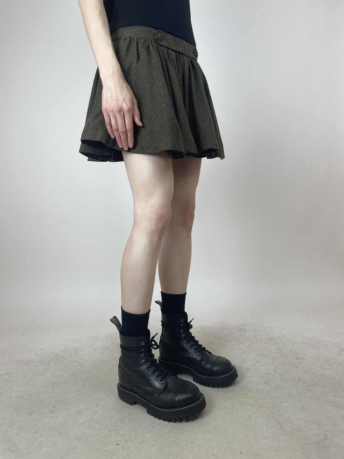 Jack Wills × Vintage Jack Wills Wool pleated mini skirt Womens size 8 Size 27" / US 4 / IT 40 - 5 Thumbnail