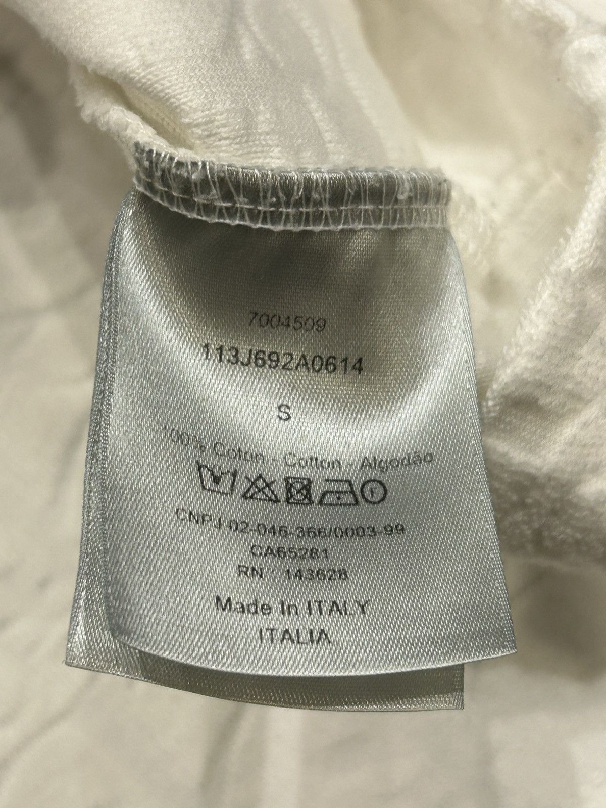 Dior Dior Oblique Relaxed Fit Tee - White Terry Size US S / EU 44-46 / 1 - 4 Thumbnail