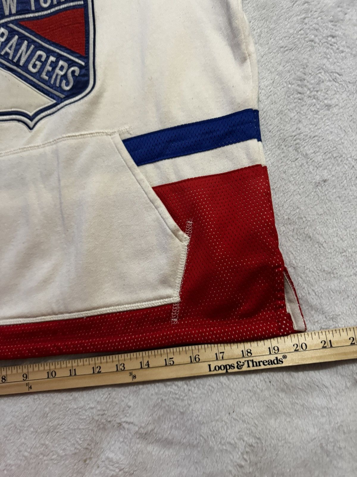 Ccm New York Rangers Fleece Hoodie Size US S / EU 44-46 / 1 - 10 Thumbnail