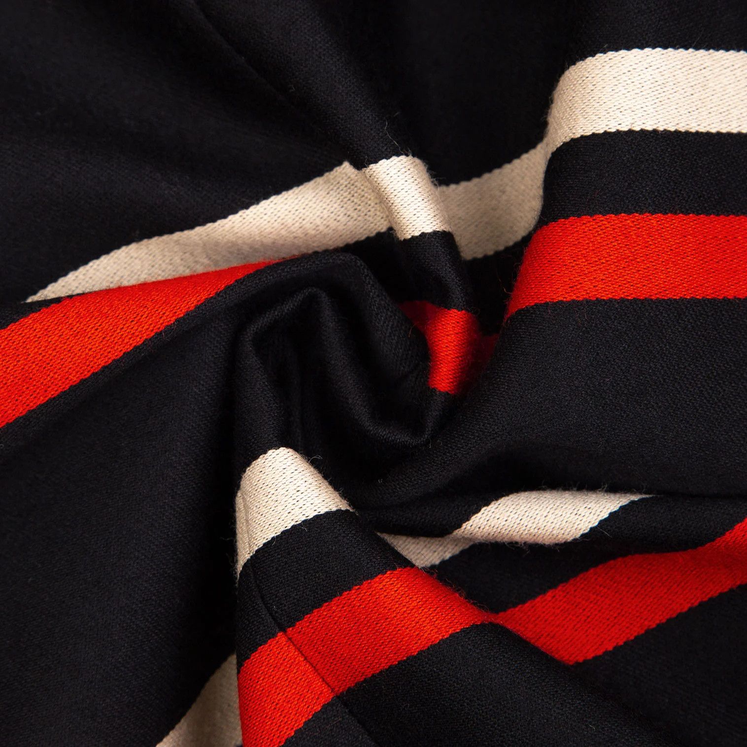 Comme des Garcons Homme Plus Striped Sarrouel Pants in Black, Red, and Off-White Size US 34 / EU 50 - 12 Thumbnail