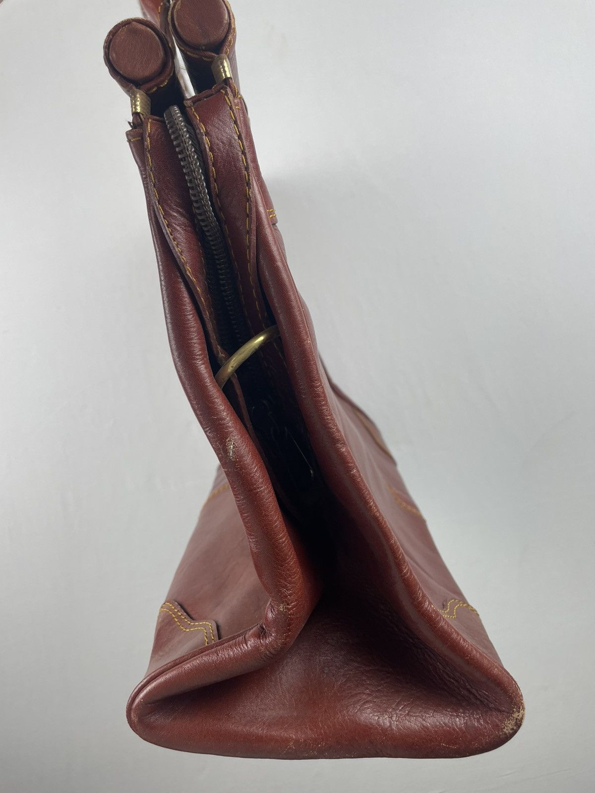 Genuine Leather Rare Pat-CAT Vintage Full Leathers Handmade Made in Italy Size ONE SIZE - 5 Thumbnail