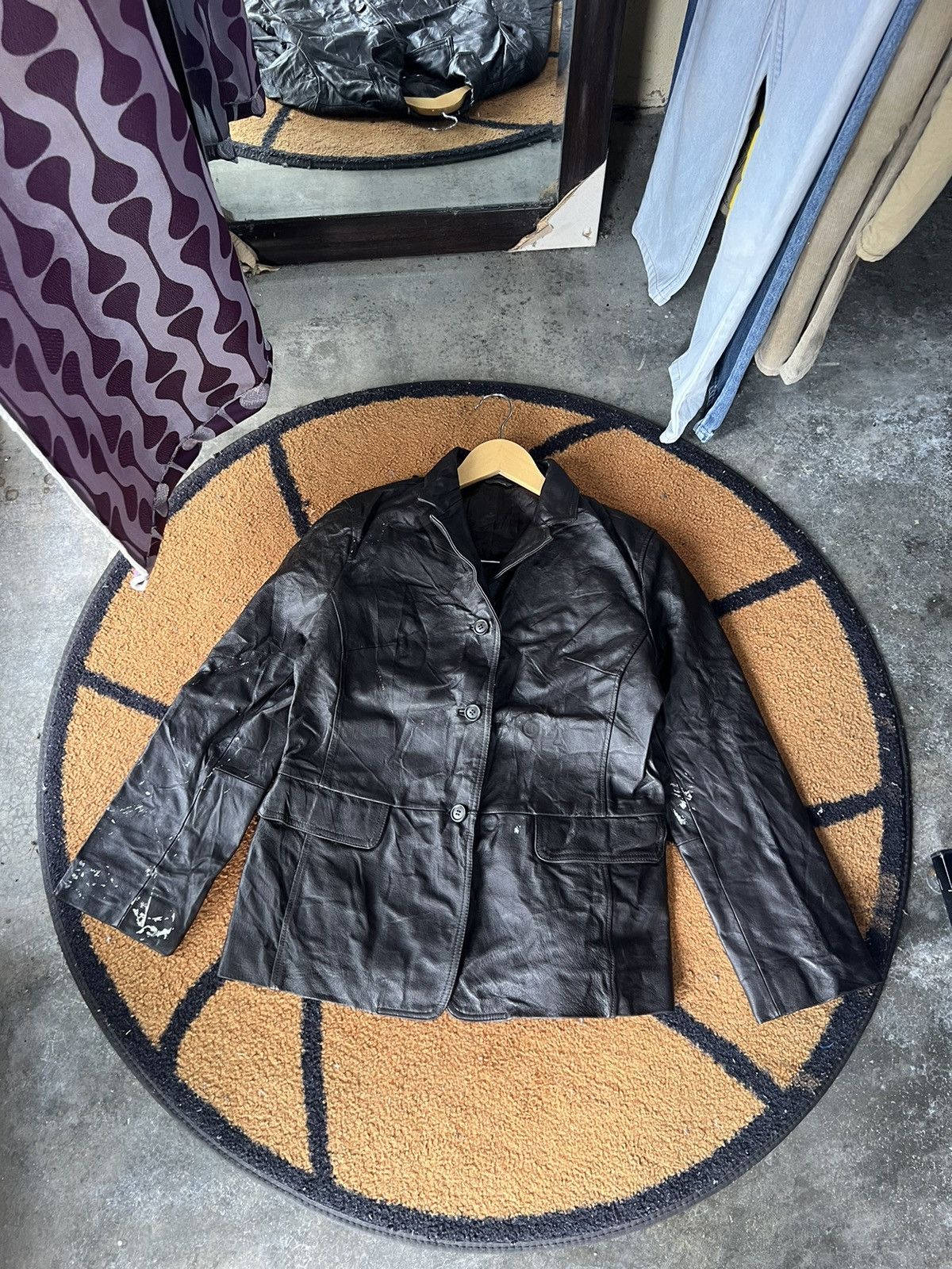 Comme Ca Ism 🔥Comme Ca Ism Button Leather Jacket Size S / US 4 / IT 40 - 2 Thumbnail