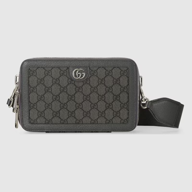 Gucci × Vintage 131168 203998 Vtg Gucci Web Bamboo Hobo Bag