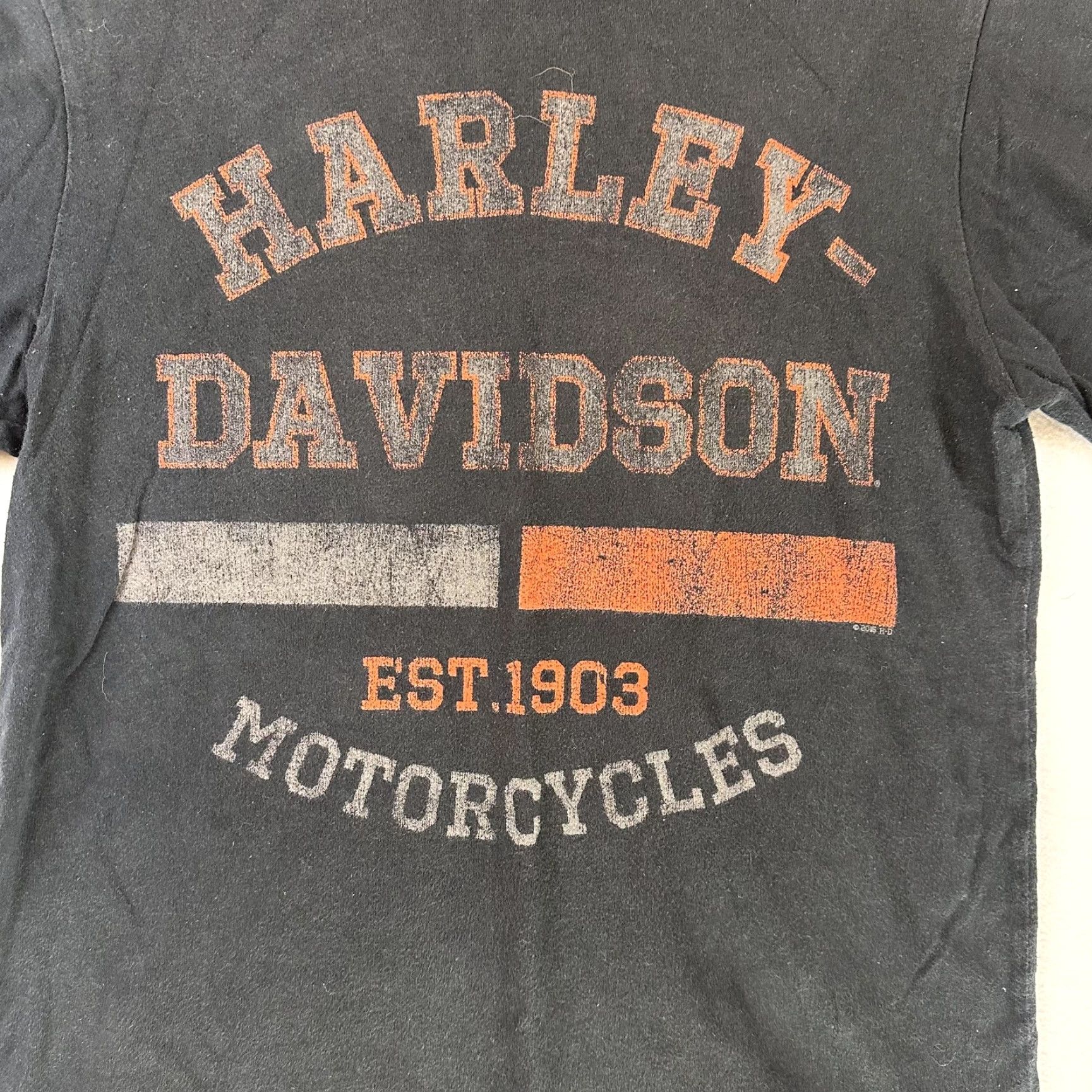Harley Davidson Harley-Davidson Shirt Adult Small Black USA Made Stratman Tag Mens Shirt Graphic Print Harley-Davidson USA Logo 90s? Size US S / EU 44-46 / 1 - 3 Thumbnail