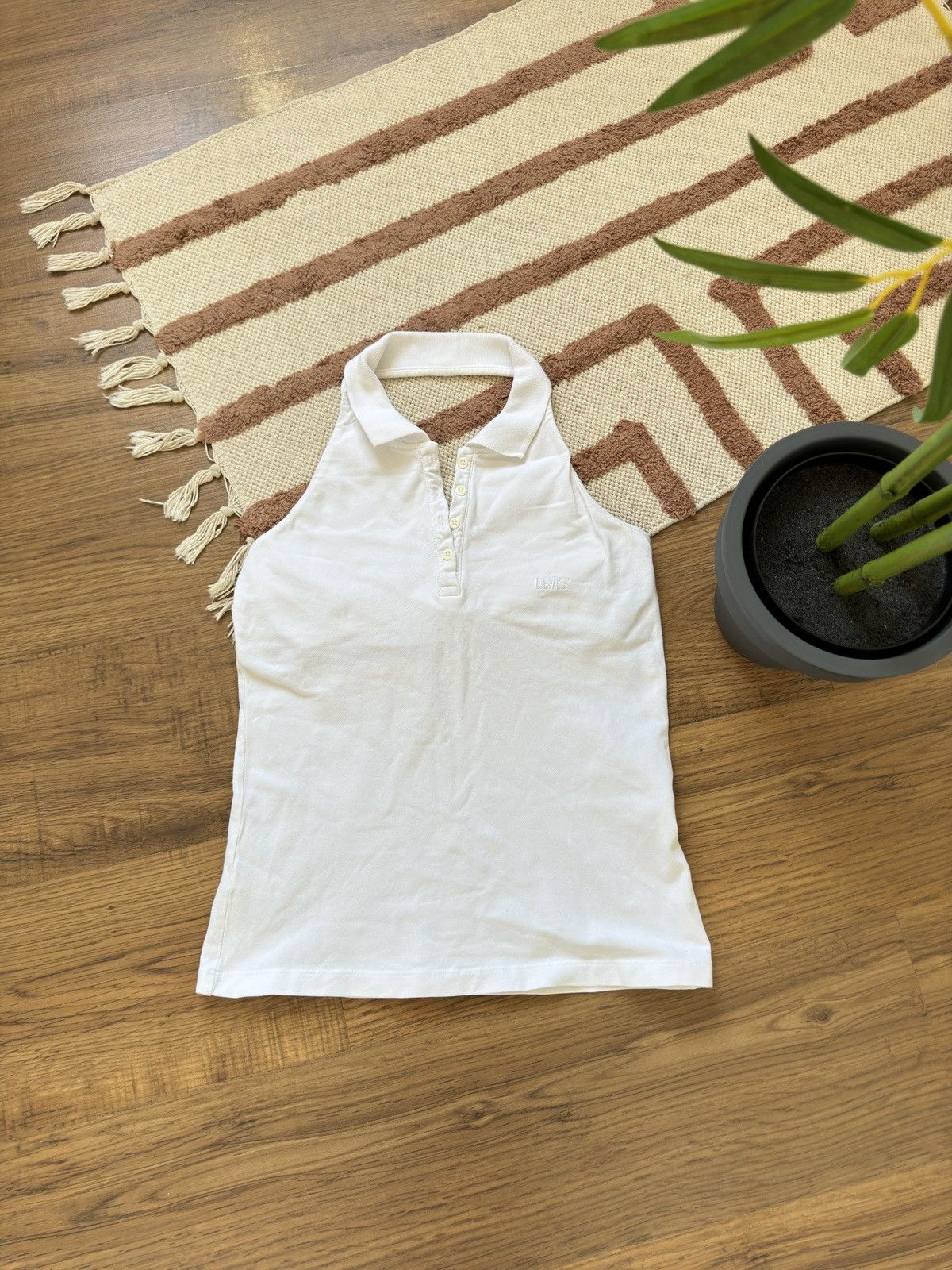 Levi's VINTAGE LEVI’S OLD MONEY STYLE POLO TANK TOP Size M / US 6-8 / IT 42-44 - 1 Thumbnail