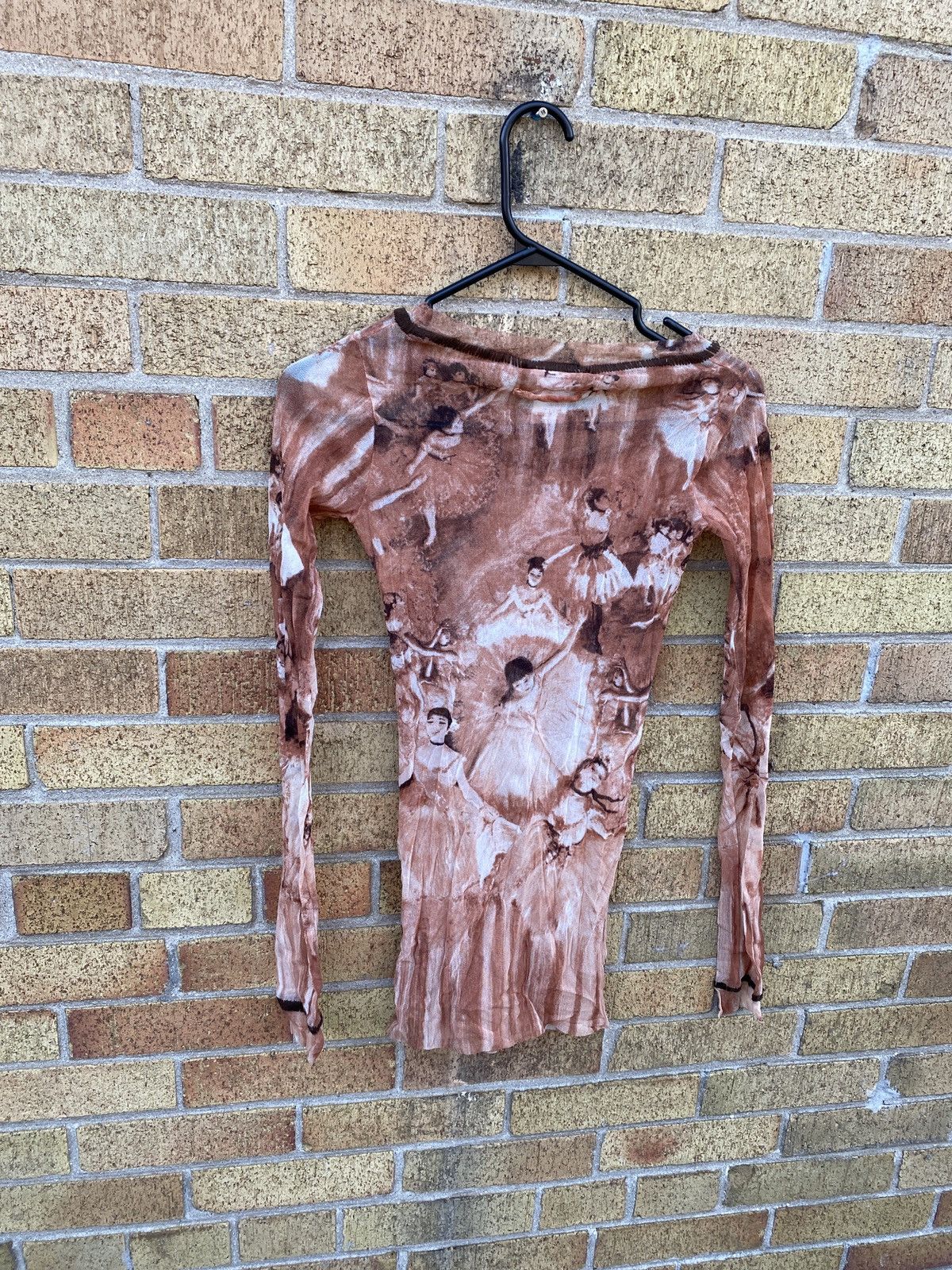 Jean Paul Gaultier × Vintage SS04 Jean Paul Gaultier Edgar Degas Ballerina Sheer Shirt Size S / US 4 / IT 40 - 13 Thumbnail