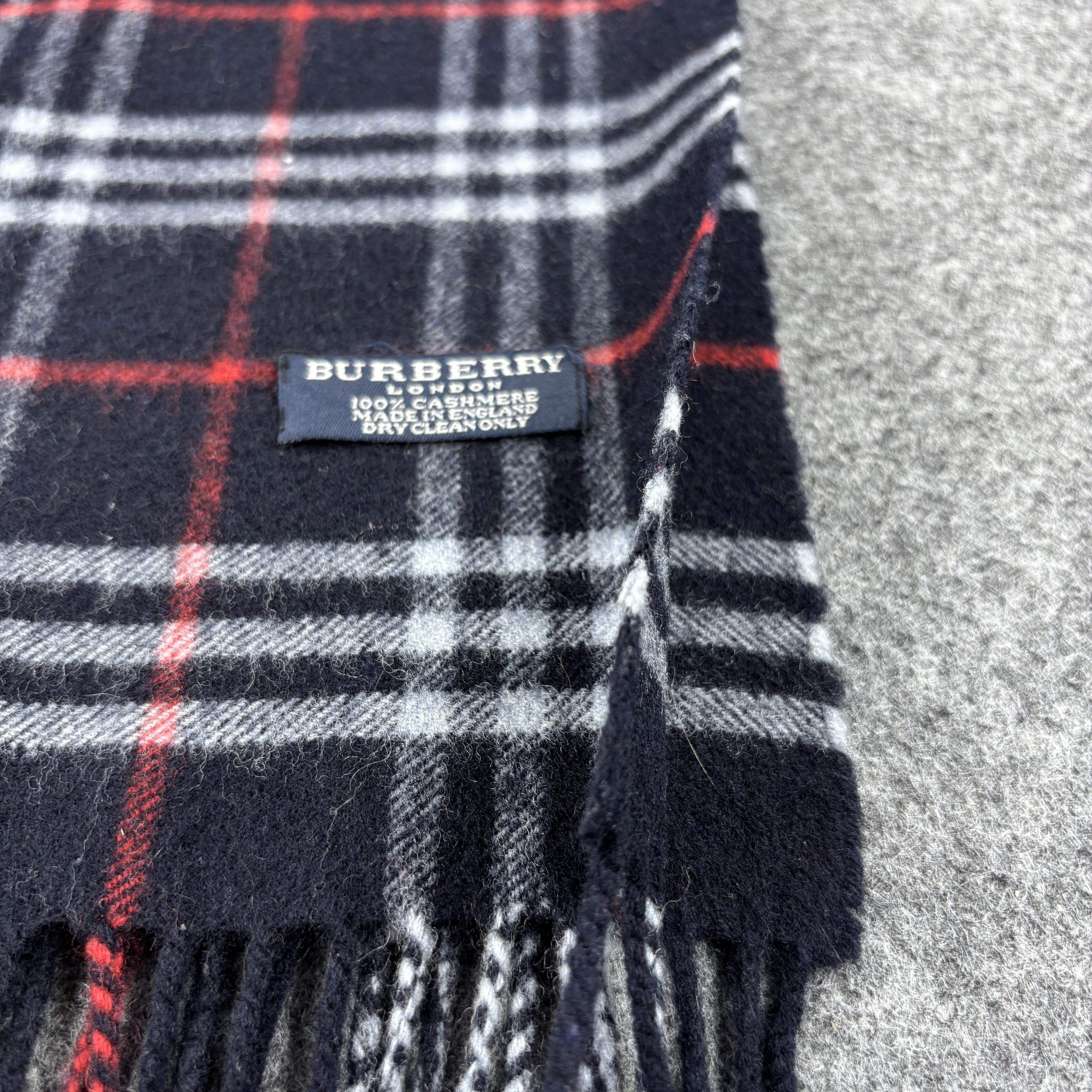 Burberry × Vintage Burberry Scarf # D710 # Muffler # Neckwear # Nova Check Size ONE SIZE - 4 Thumbnail