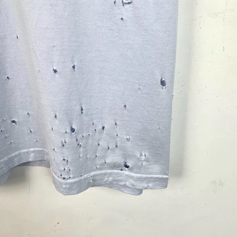 Givenchy Givenchy Light Blue Logo Letter Print T-Shirt Size US L / EU 52-54 / 3 - 5 Thumbnail
