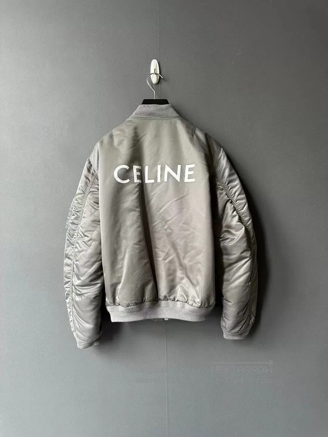 Celine celine logo bomber jacket with flight design. Size US L / EU 52-54 / 3 - 1 Thumbnail