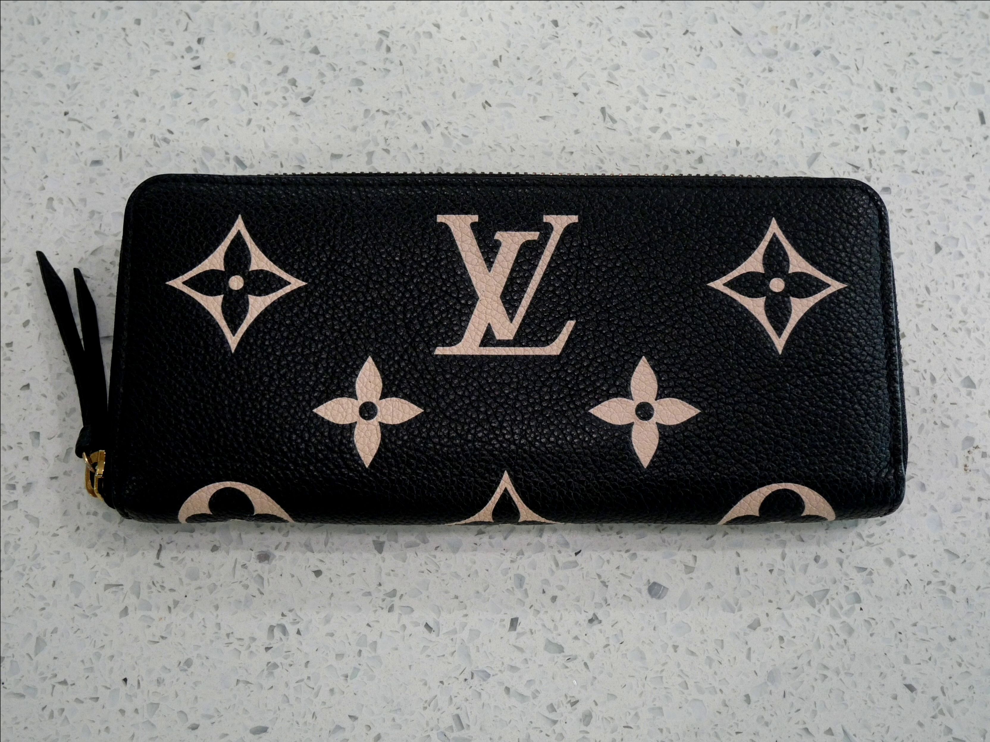 Louis Vuitton Louis Vuitton Clemence Zippy Wallet Noir, Cream Size ONE SIZE - 1 Thumbnail