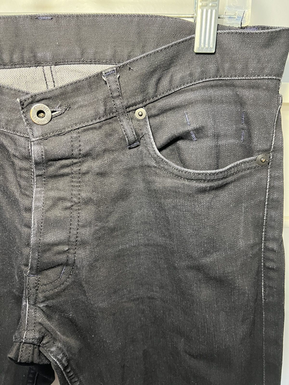 Vintage Vintage Made in New York brand slim black jeans Size US 31 - 9 Thumbnail