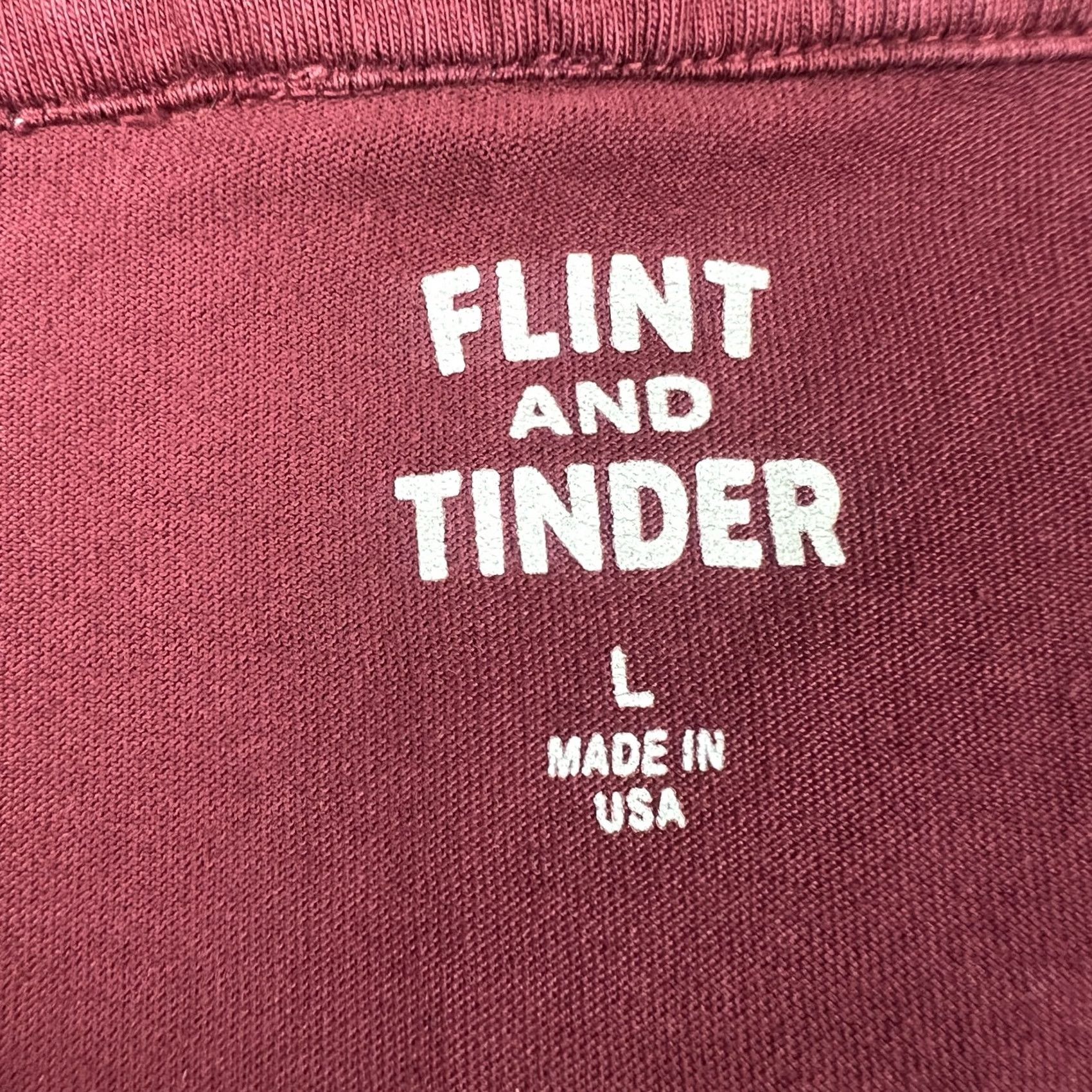 Huckberry Flint & Tinder Polo Shirt Red USA Made Short Sleeve Large Mens Polo Shirt casual Americana USA Classic Boys? Size US L / EU 52-54 / 3 - 3 Thumbnail