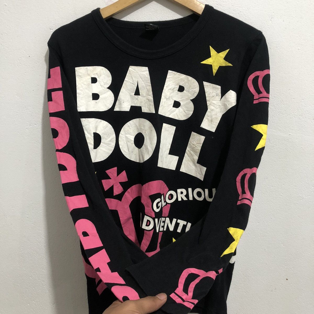 Hysteric Glamour Japanese Poem Baby Doll LongSleeve Rock Punk Style Size US M / EU 48-50 / 2 - 1 Thumbnail