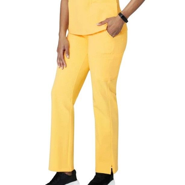 Other Mandala Cargo Yellow Scrub Pants Women Size S TALL Stretch Size 30" / US 8 / IT 44 - 1 Thumbnail