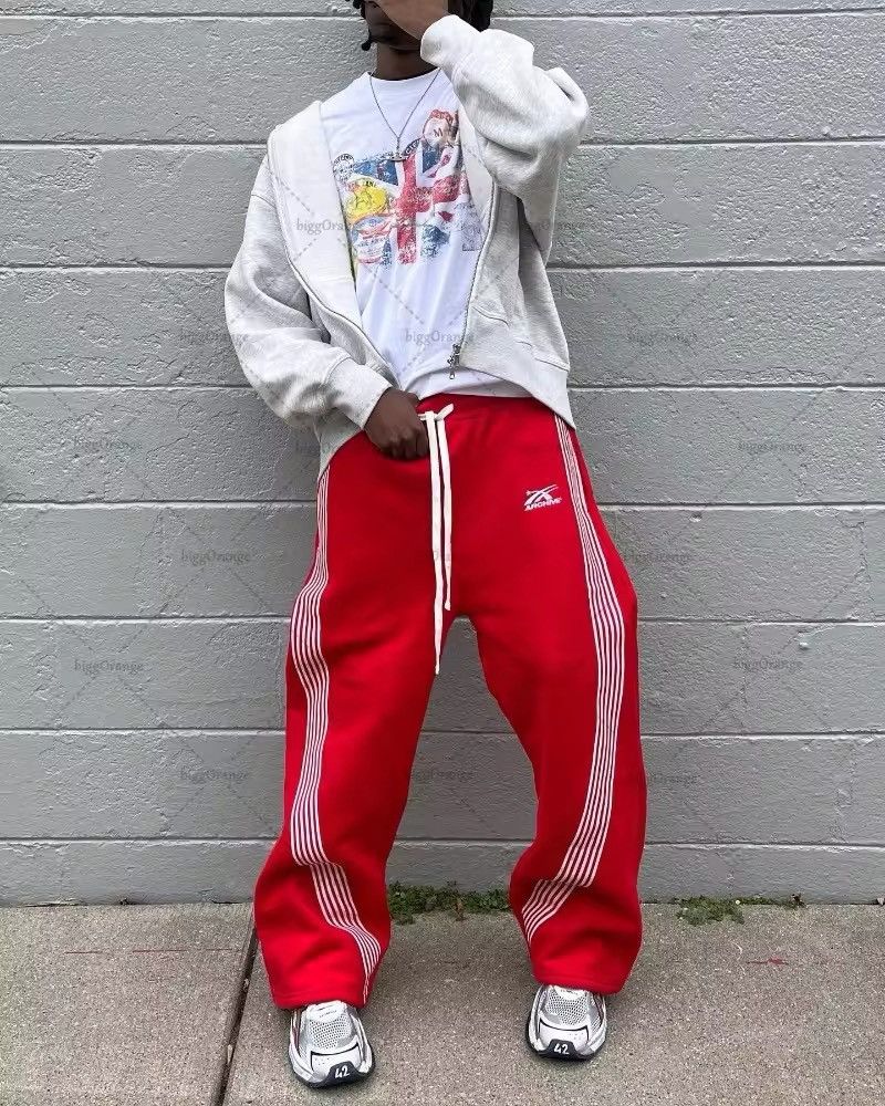 Japanese Brand × Other Pure Cotton Elastic Waist Baggy Sweatpants Size US 34 / EU 50 - 1 Thumbnail