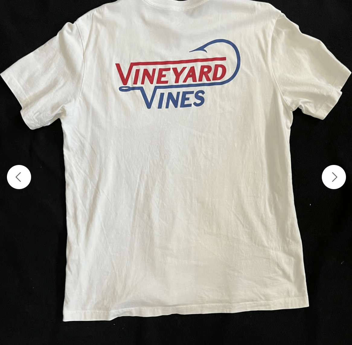 Vineyard Vines Vineyard Vines Mens Hook Navy and Red T Shirt Size US M / EU 48-50 / 2 - 1 Thumbnail