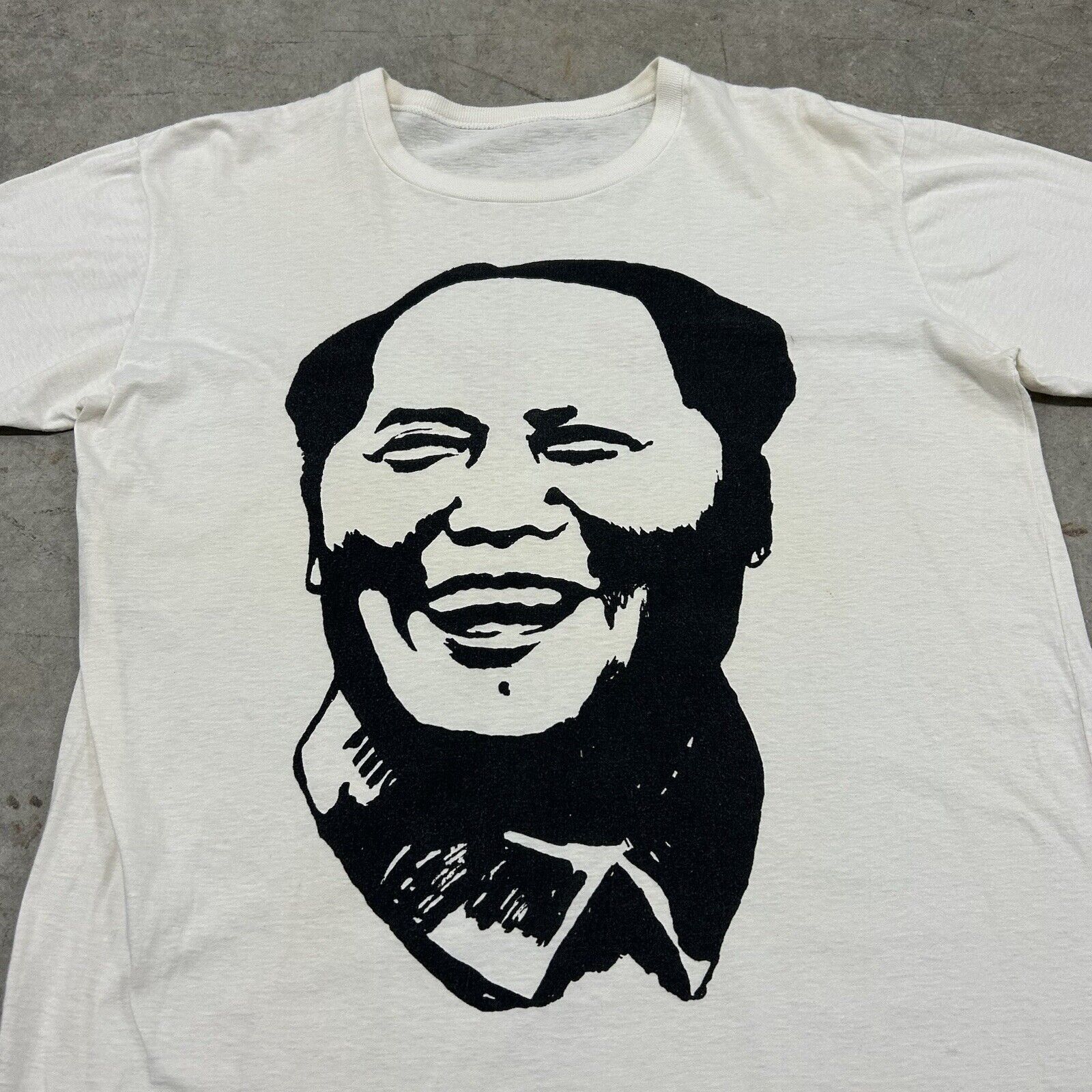 Vintage Vintage 70s General Mao Zedong Chinese Dictator T Shirt Rare Size US M / EU 48-50 / 2 - 3 Thumbnail