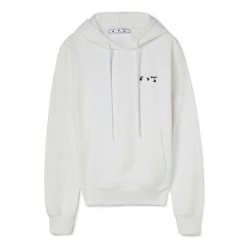 Off white discount logo slim hoodie