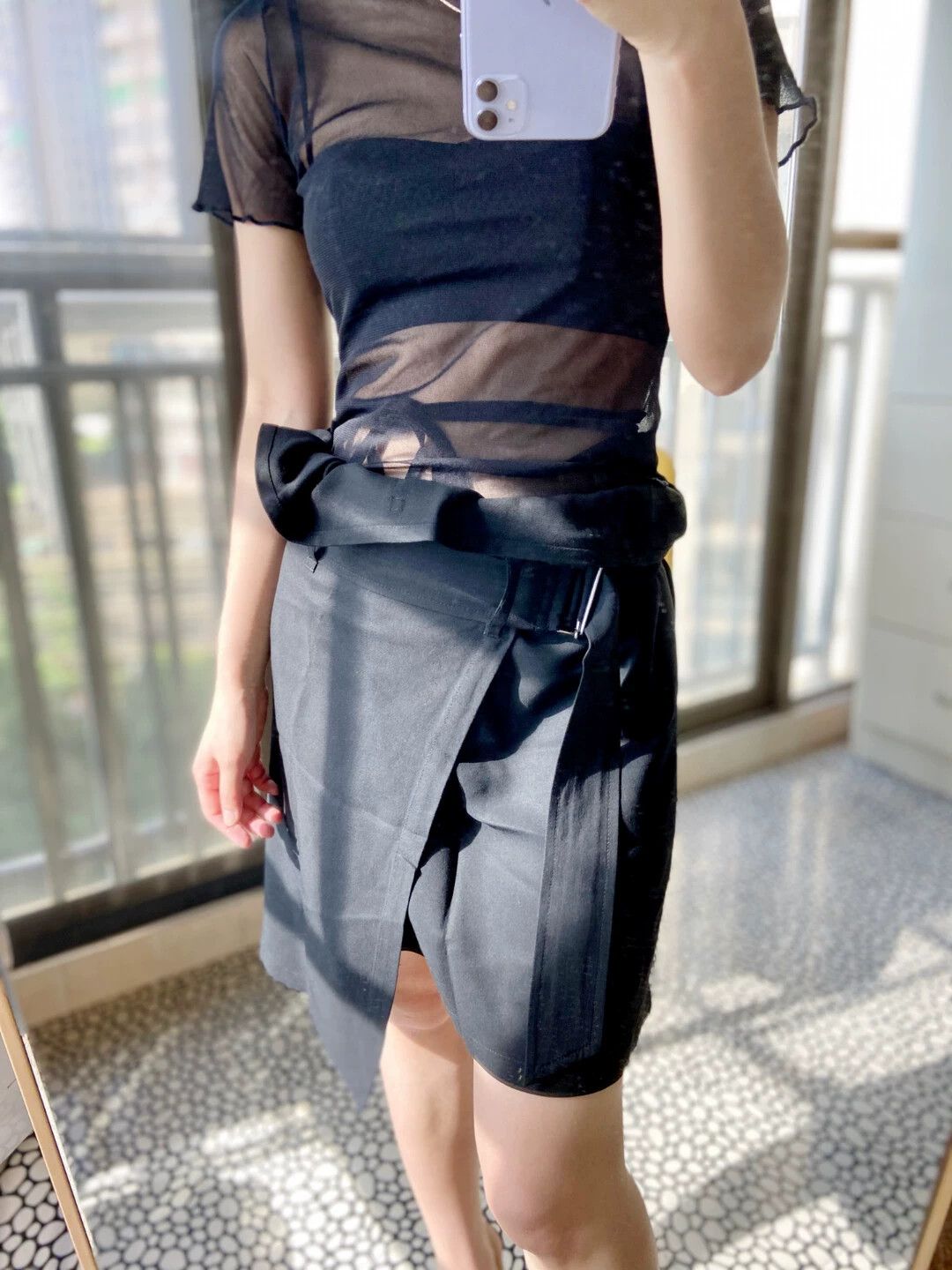 Ann Demeulemeester Ann Demeulemeester Origami Waist Wrap Skirt 38 Wool Size 26" / US 2 / IT 38 - 4 Thumbnail