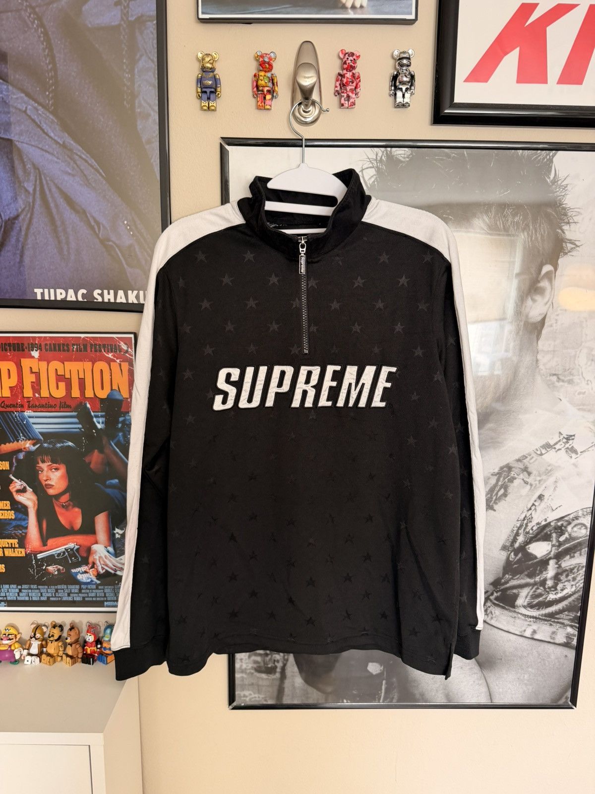 Supreme Supreme Track Half Zip Pullover (ss20) Tan Glen Plaid