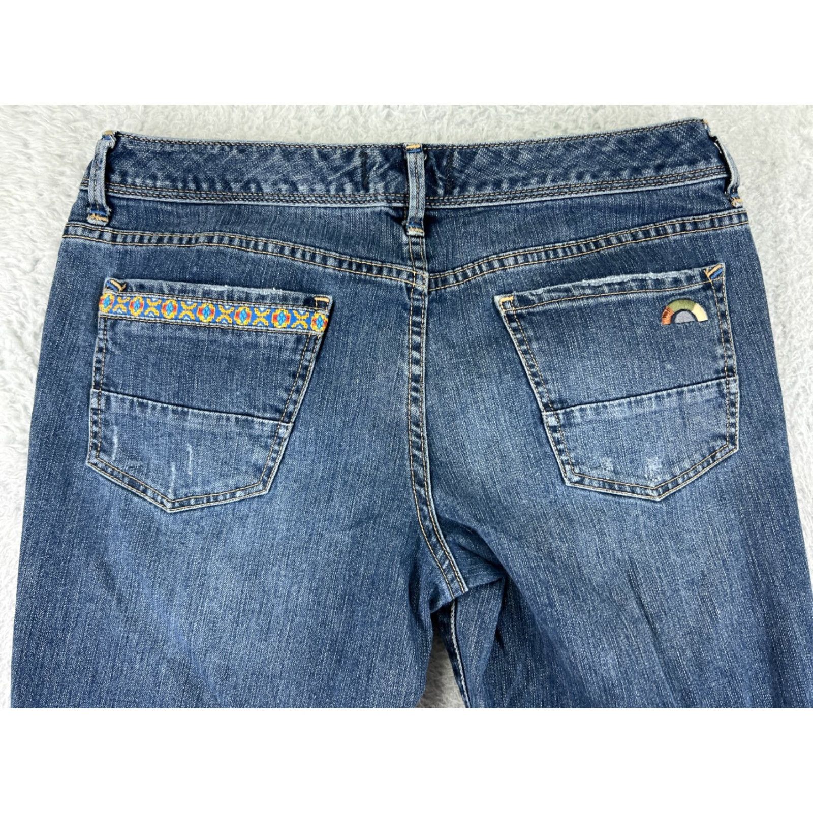 Vintage Young & Faded Jeans Womens 11 Blue Denim Bootcut Regular Size 32" / US 10 / IT 46 - 3 Thumbnail