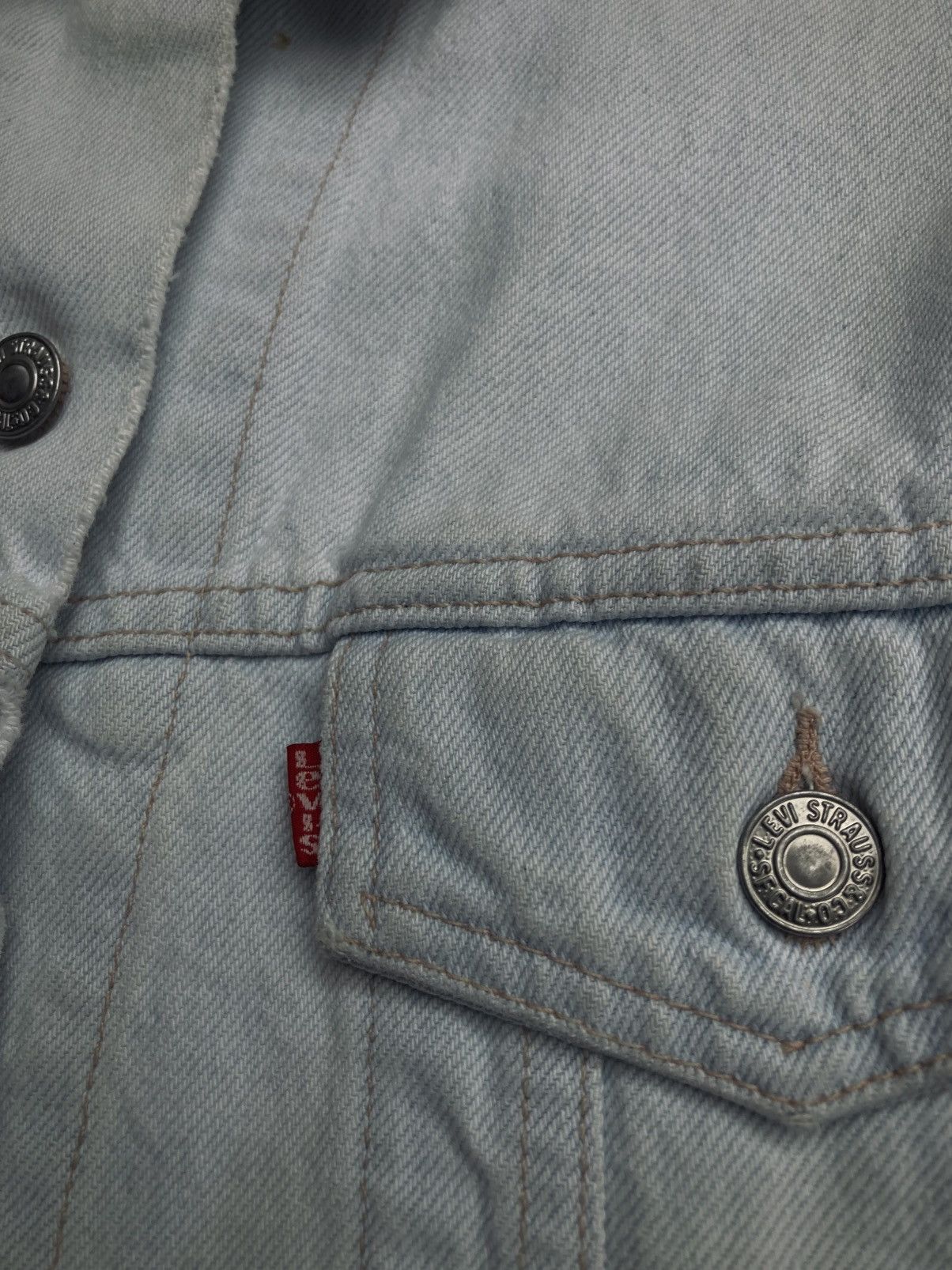 Levi's Vintage Clothing Vintage 93’ Levis Denim Trucker Jacket Size M / US 6-8 / IT 42-44 - 5 Thumbnail