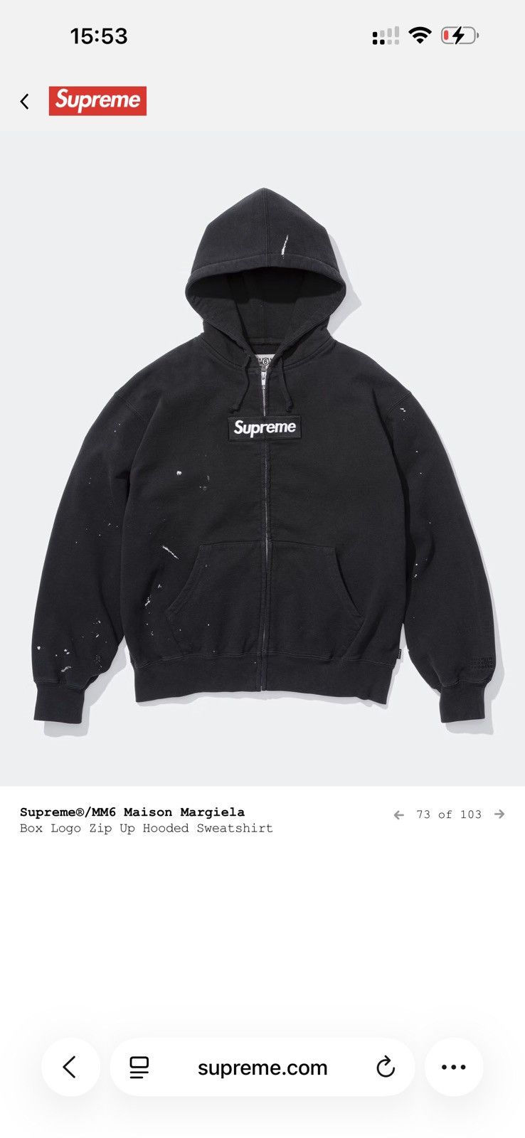 Other Supreme®/MM6 Maison Margiela Size US S / EU 44-46 / 1 - 1 Thumbnail