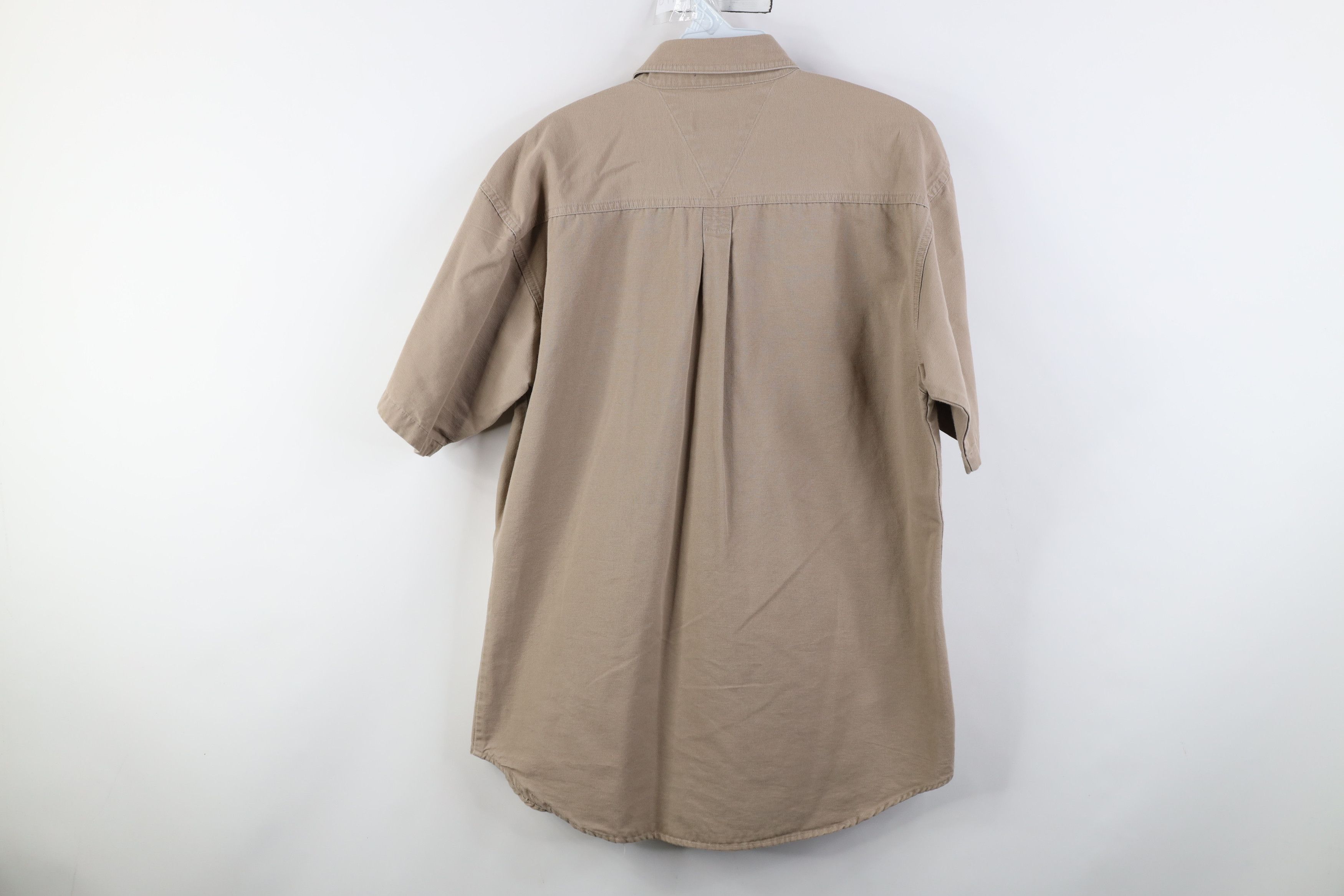 Dickies Vintage Dickies Heavyweight Short Sleeve Button Shirt Brown Size US M / EU 48-50 / 2 - 10 Thumbnail