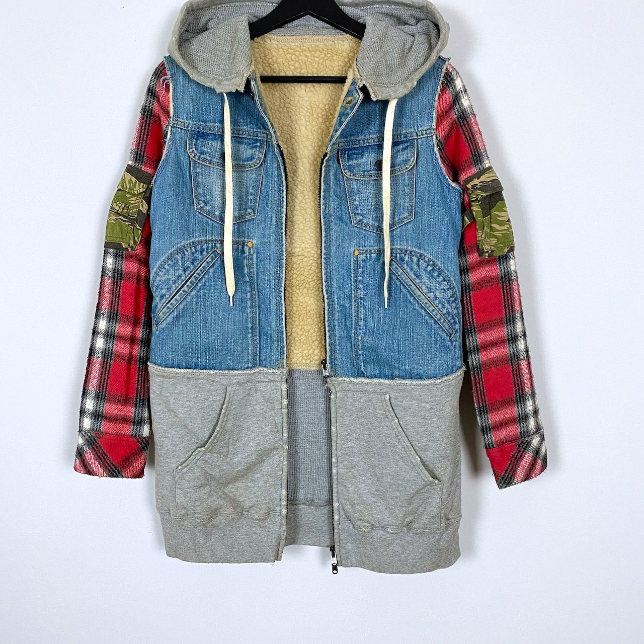 Number (N)ine 2005AW "THE HIGH STREETS" HYBRID DOCKING JACKET Size US XS / EU 42 / 0 - 3 Thumbnail