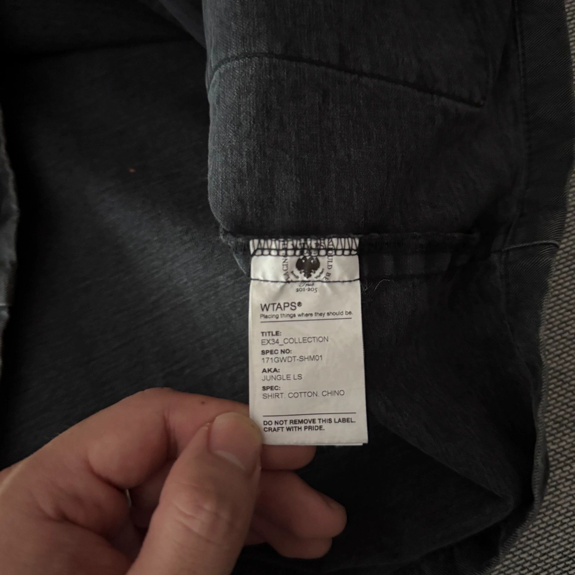 Wtaps WTAPS 17SS Jungle 4-Pocket Jacket Black L Size US L / EU 52-54 / 3 - 8 Thumbnail