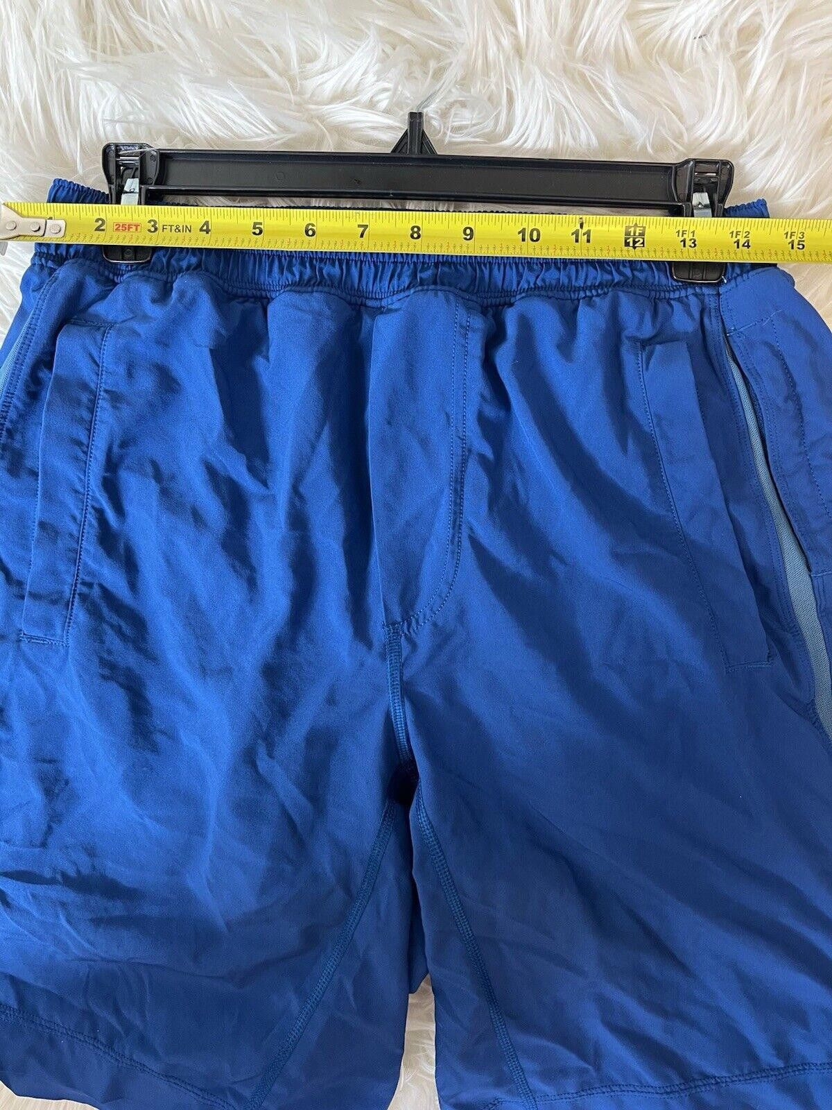 Designer Lululemon Men’s Athletic Shorts Blue Size Small Size US 30 / EU 46 - 6 Thumbnail
