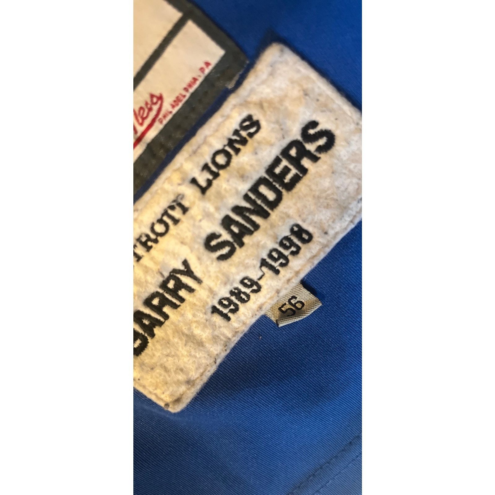 Mitchell & Ness Detroit Lions Barry Sanders #20 Mitchell & Ness Throwback Size US XL / EU 56 / 4 - 14 Thumbnail