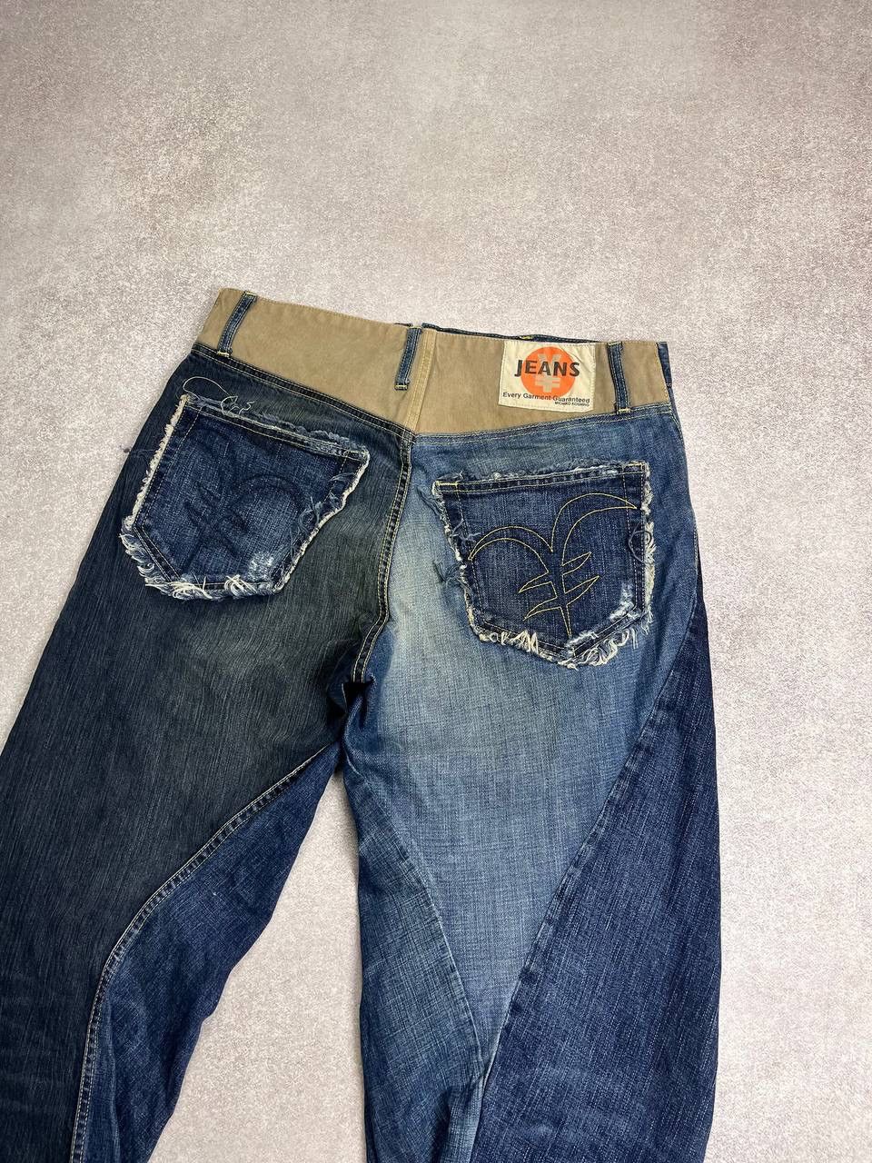 Japanese Brand × Michiko Koshino × Vintage VINTAGE MICHIKO KOSHINO YEN JEANS AVANTGARDE JAPANESE PANTS Size US 32 / EU 48 - 13 Thumbnail