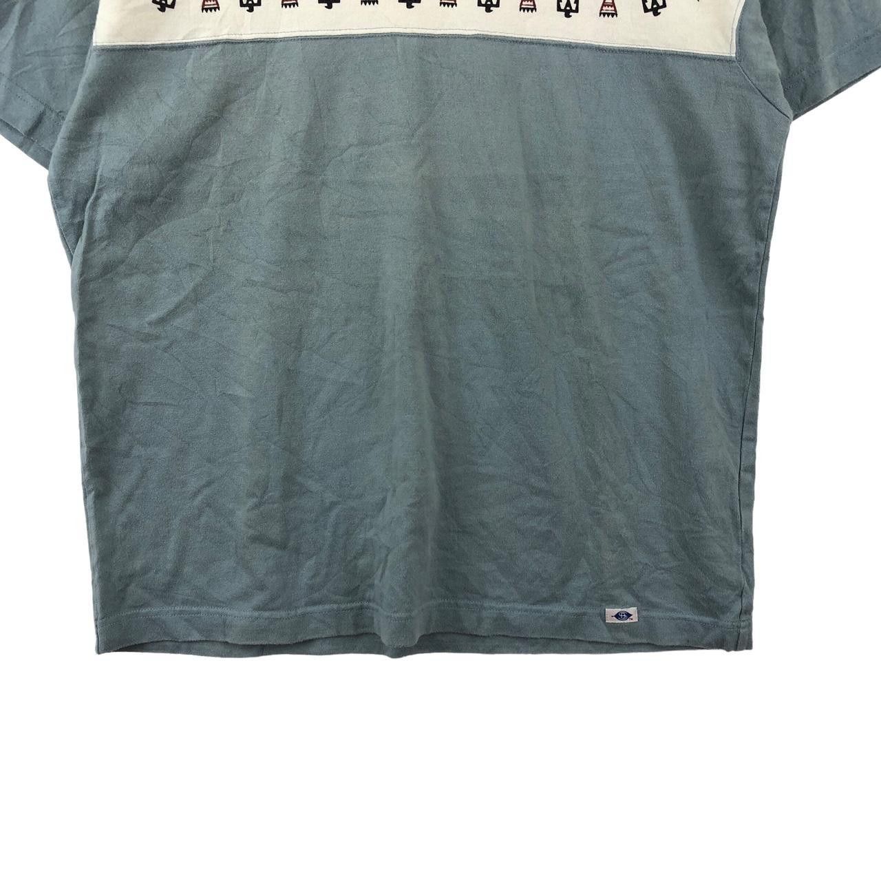 Pherrow's Vintage PHERROWS STORMY BLUE Navajo Aztec Tee Shirt Size US M / EU 48-50 / 2 - 4 Thumbnail