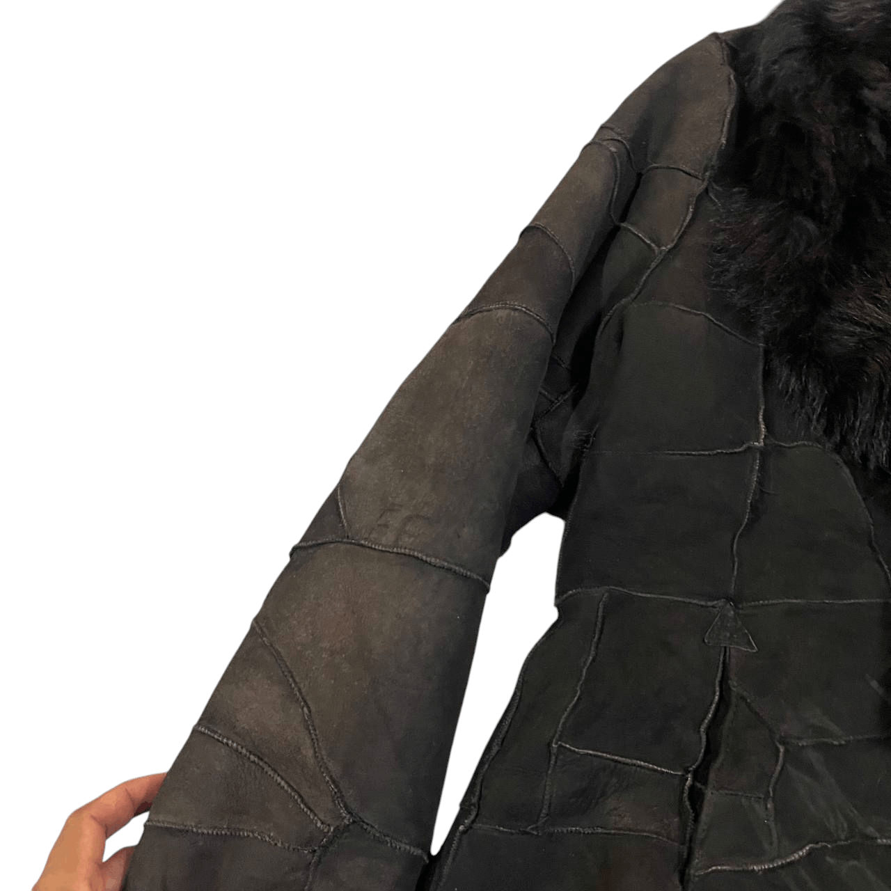 Issey Miyake Issey Miyake Inspired Patchwork Leather Fur Jacket Size M / US 6-8 / IT 42-44 - 7 Thumbnail