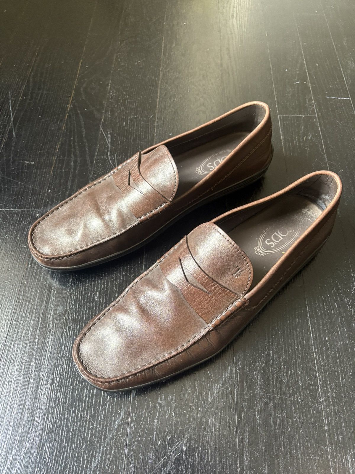 Tod's Tods Leather Loafers in size 13 Size US 13 / EU 46 - 1 Thumbnail