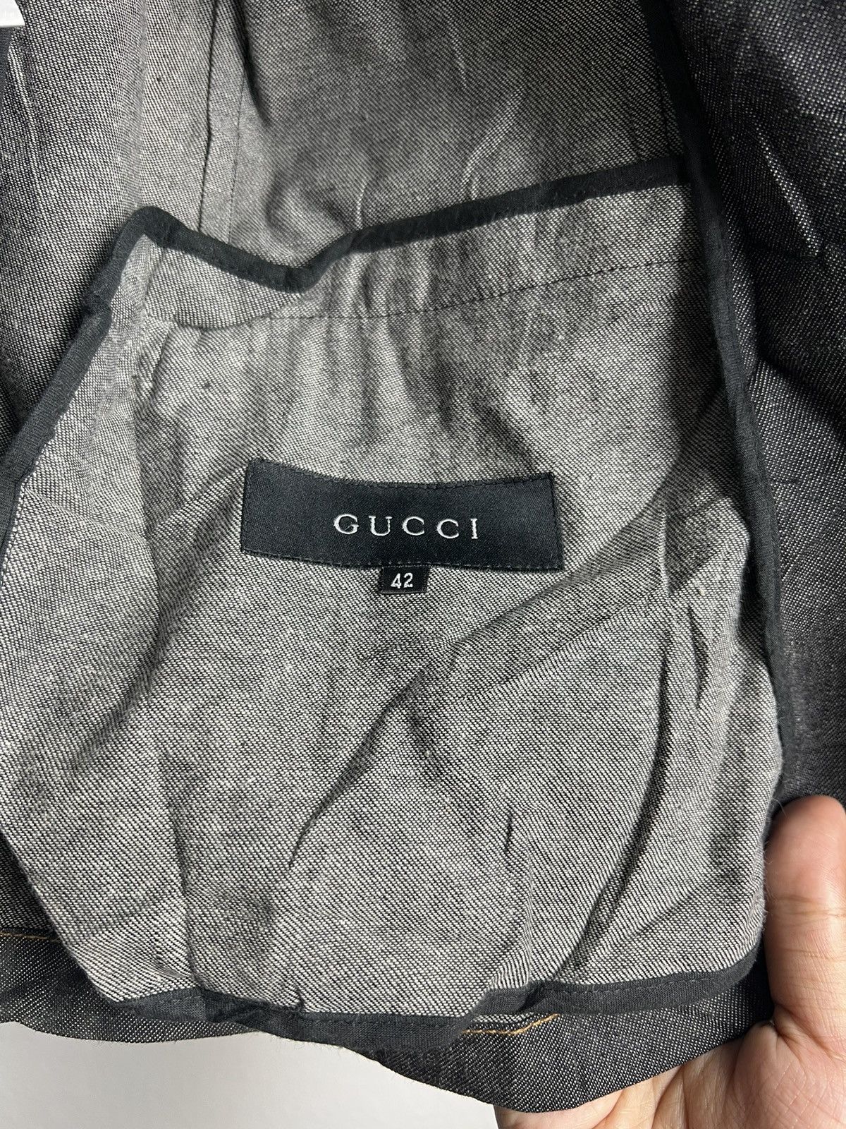 Gucci × Tom Ford 1990s Gucci Tom Ford One Button Blazers Size 42R - 7 Thumbnail